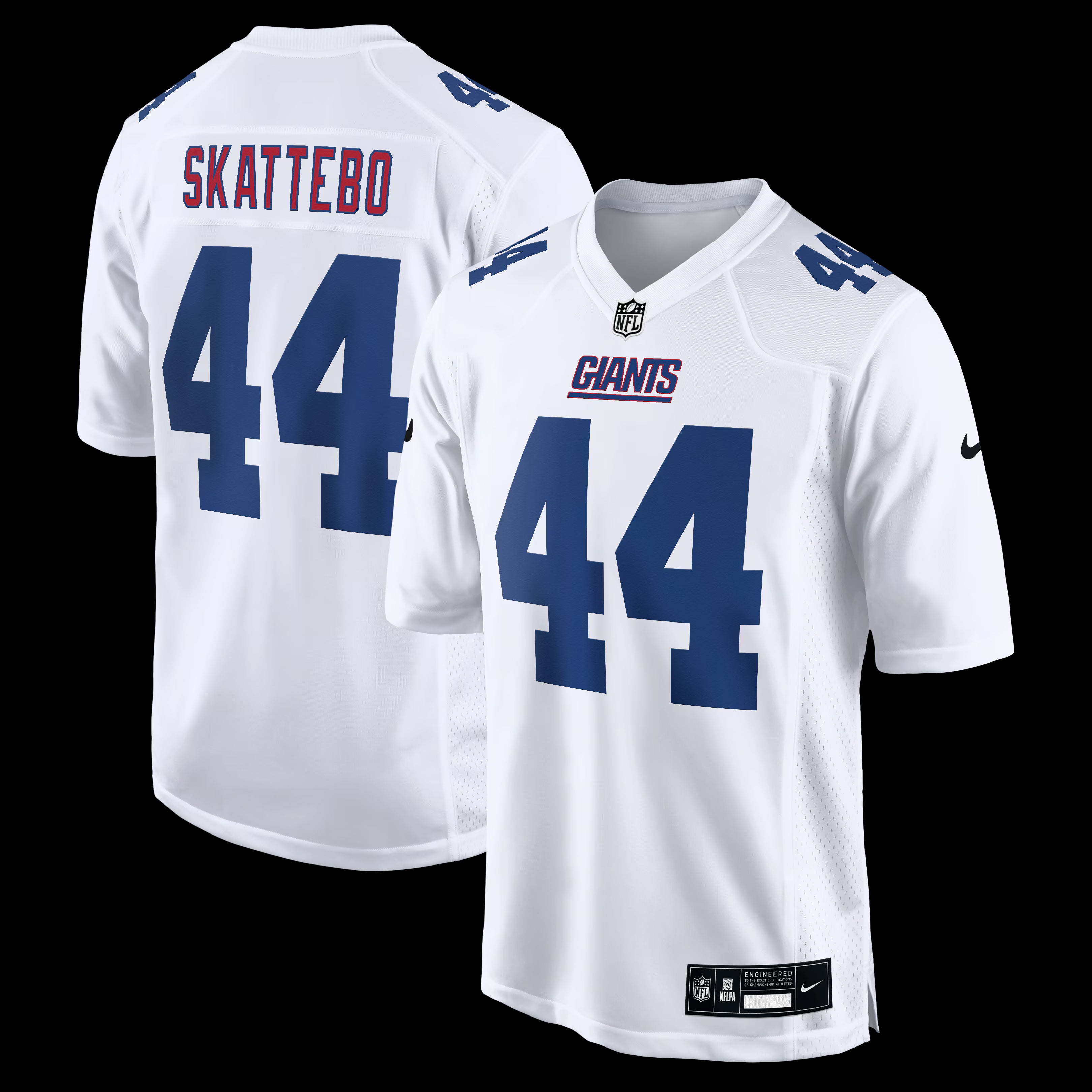 Cam Skattebo New York Giants Nike Fashion Game Jersey - Tundra White