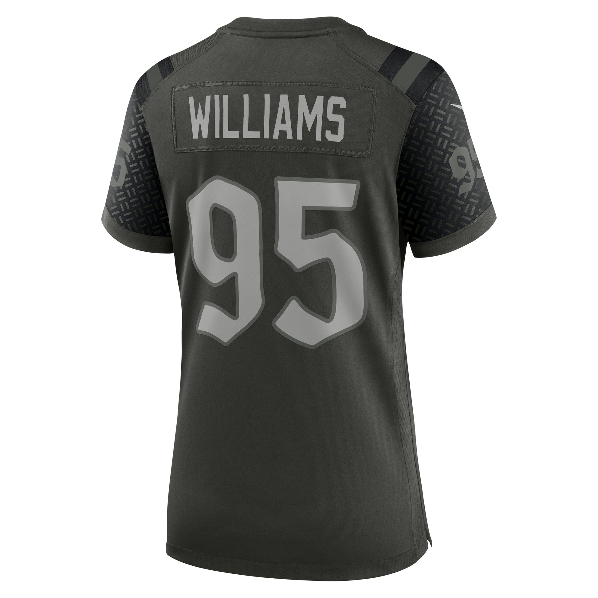 Quinnen Williams New York Jets Nike Women's 2025 Rivalries Collection Game Jersey - Gotham Green