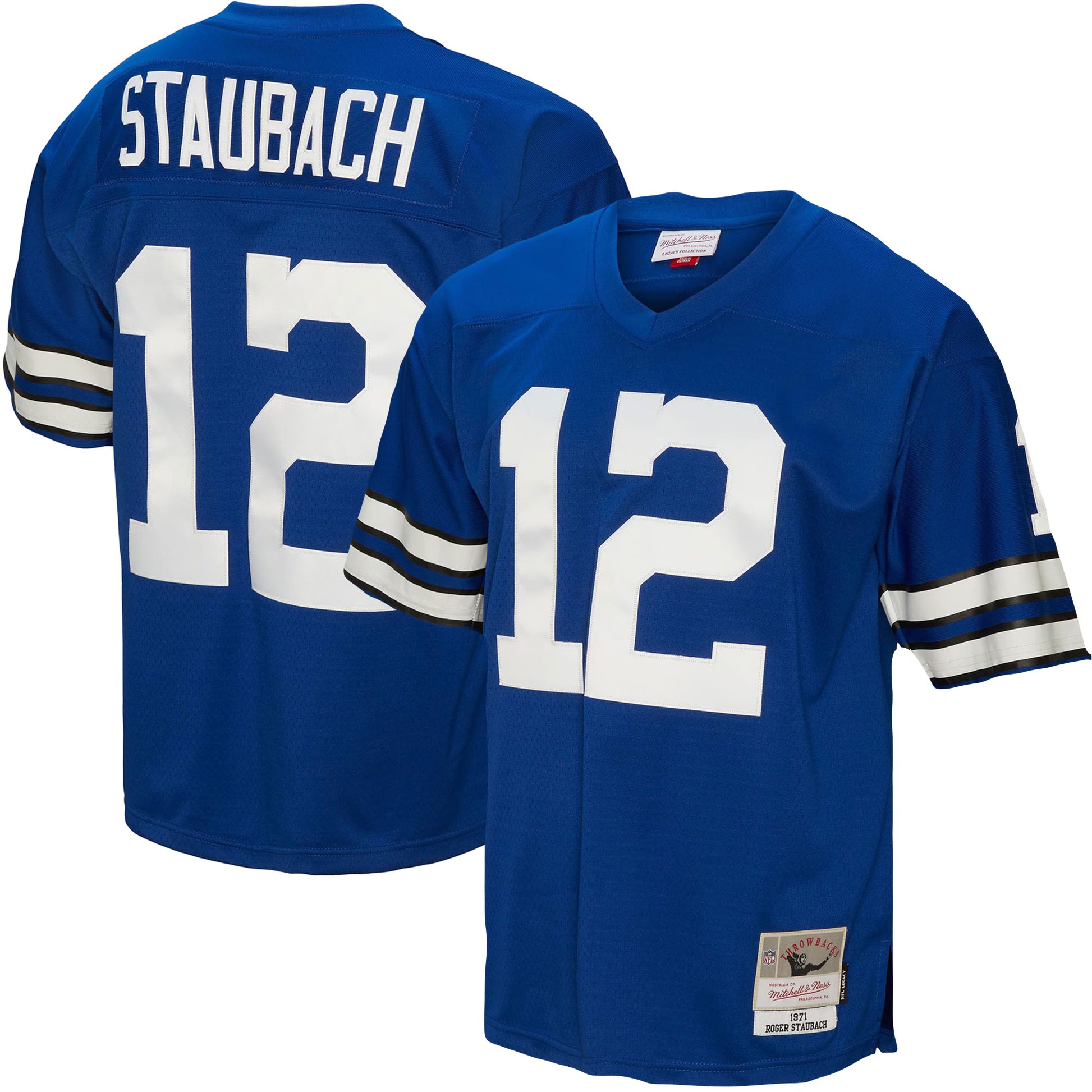 Roger Staubach Dallas Cowboys Mitchell &amp; Ness Legacy Replica Jersey - Royal