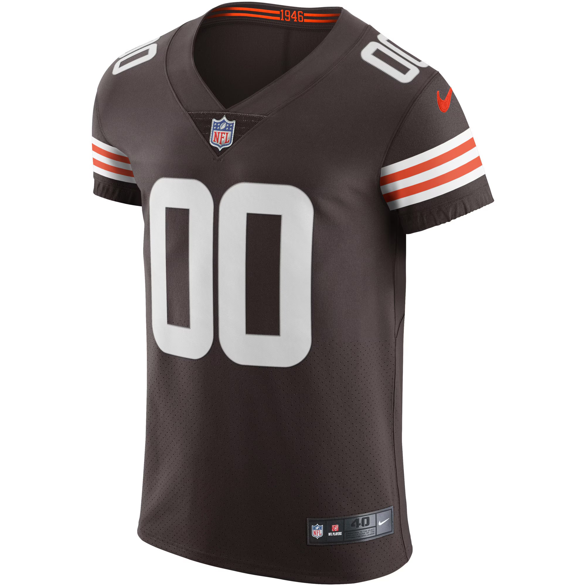 Cleveland Browns Nike Vapor Elite Custom Jersey - Brown