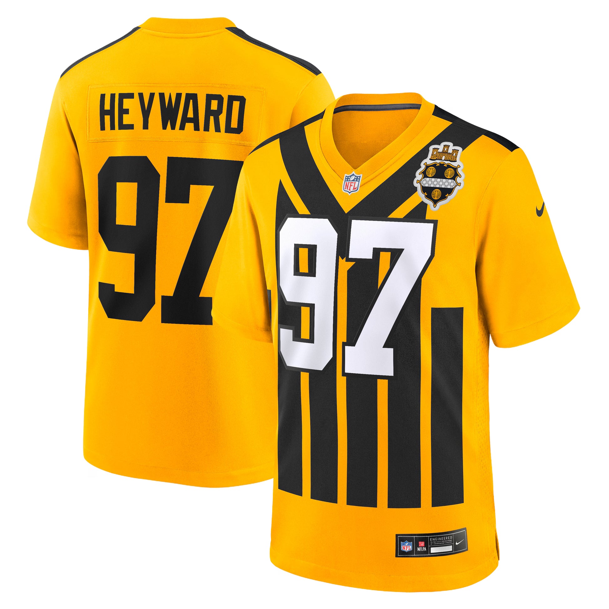 Cameron Heyward Pittsburgh Steelers Nike Alternate 1933 Throwback Game Jersey - Gold