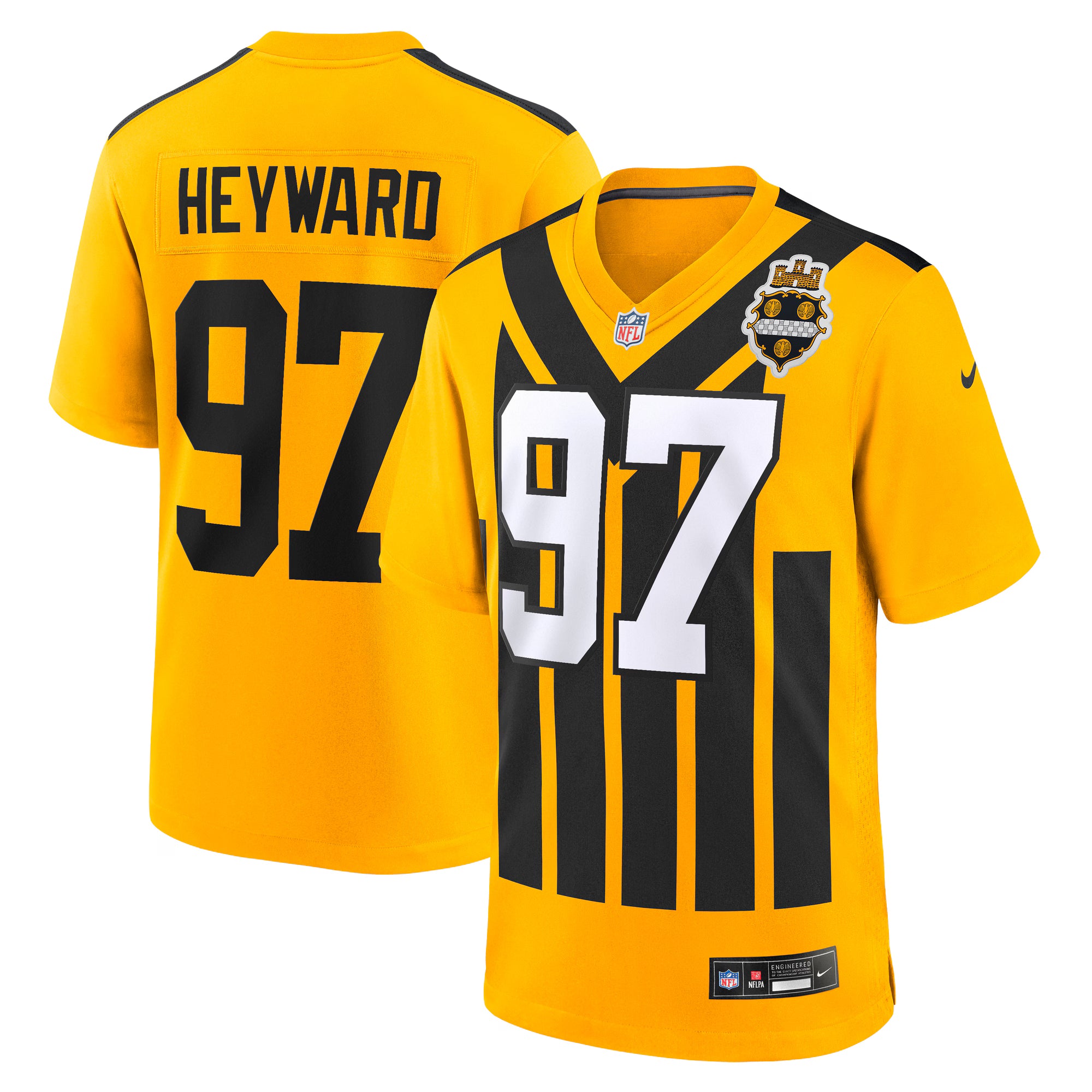 Cameron Heyward Pittsburgh Steelers Nike Alternate 1933 Throwback Game Jersey - Gold