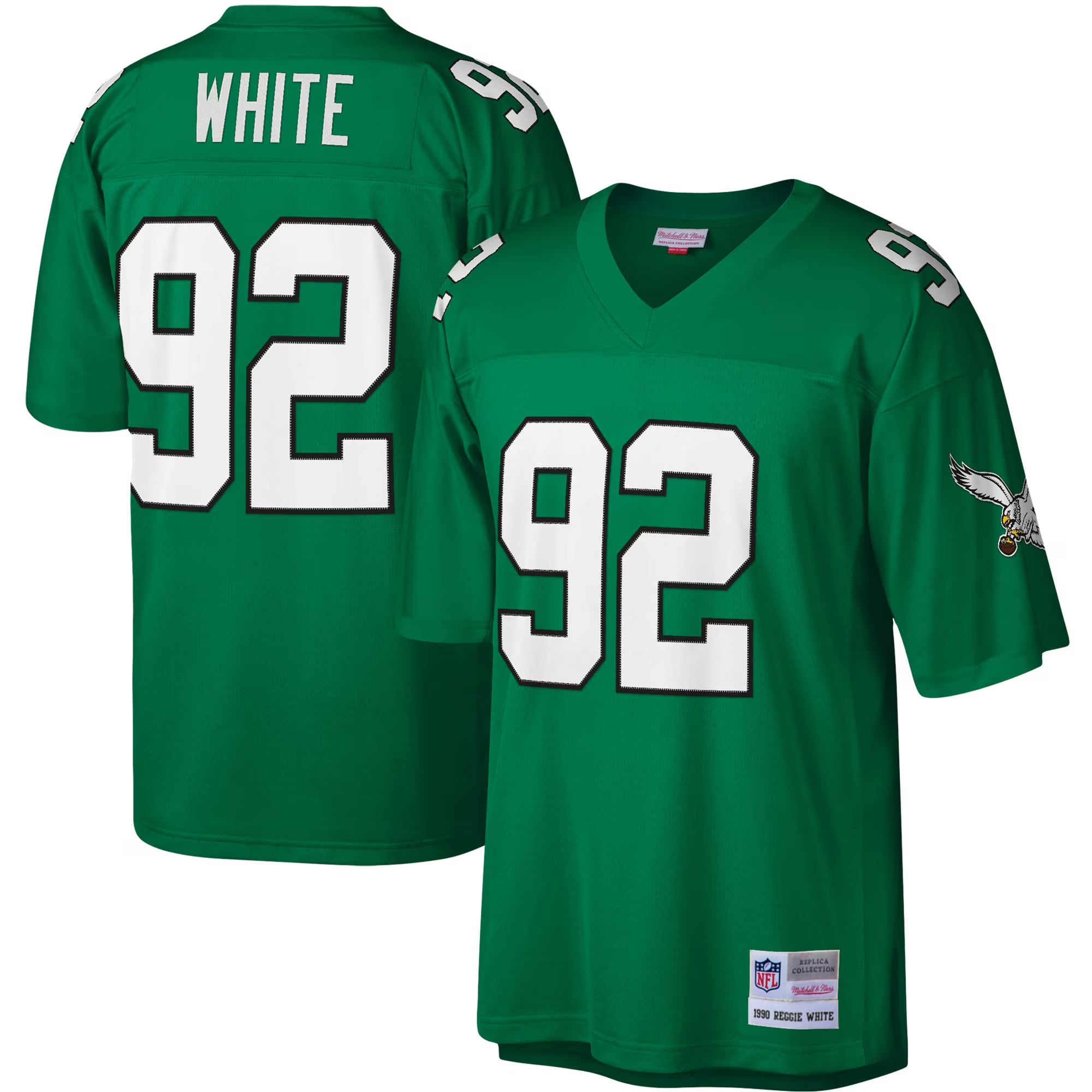 Reggie White Philadelphia Eagles Mitchell &amp; Ness Legacy Replica Jersey - Kelly Green