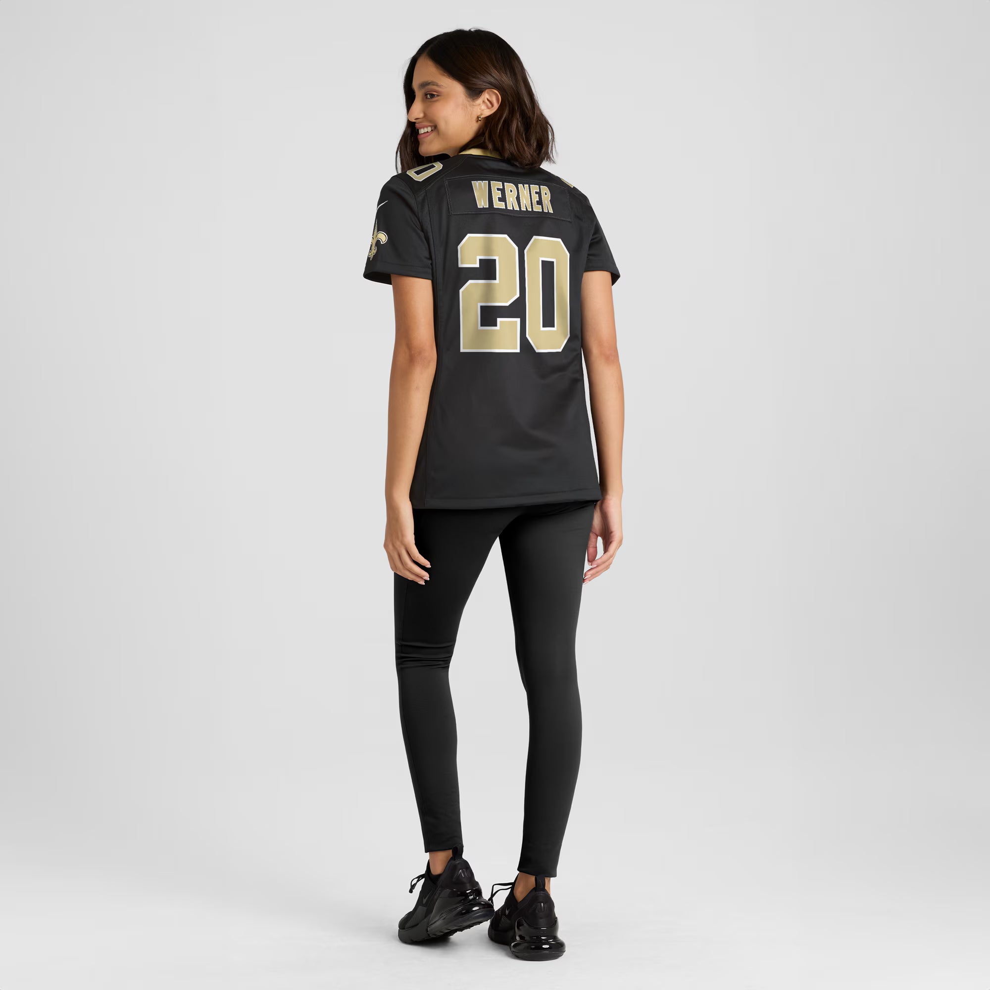 Pete Werner New Orleans Saints Nike Women's Game Jersey - Black