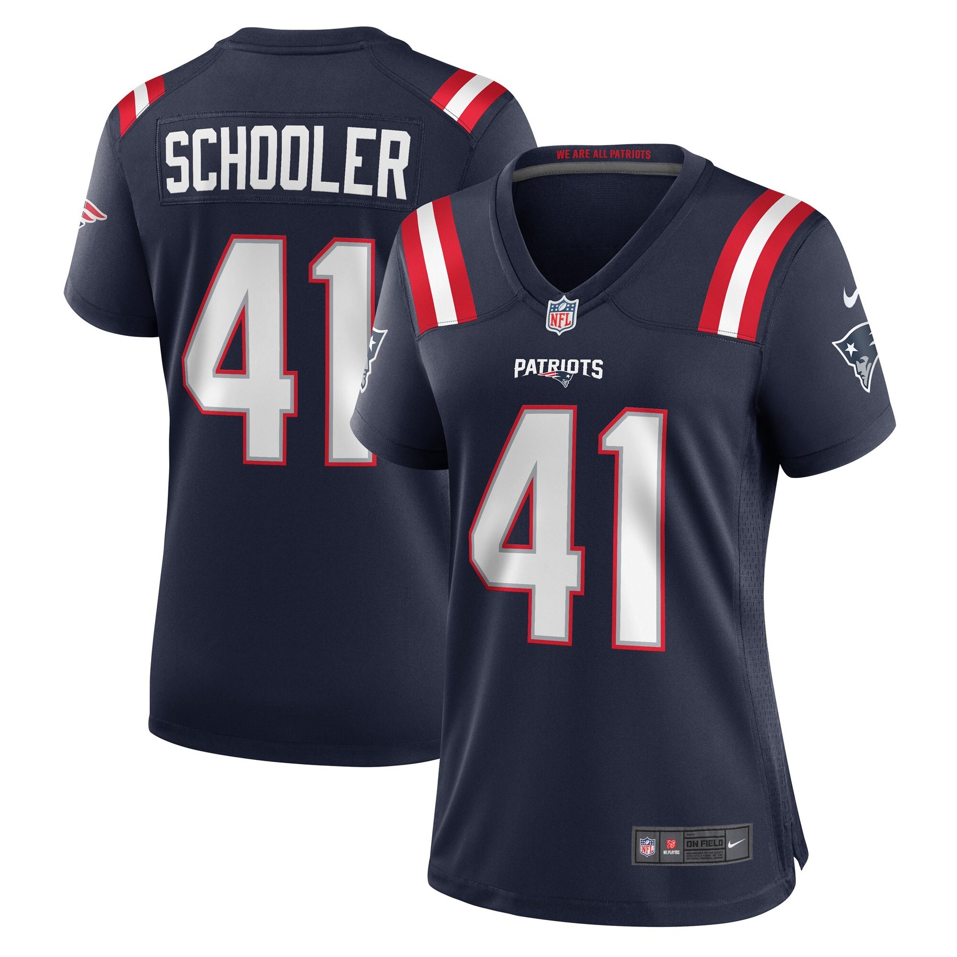 Brenden Schooler New England Patriots Nike Women's Game Jersey - Navy
