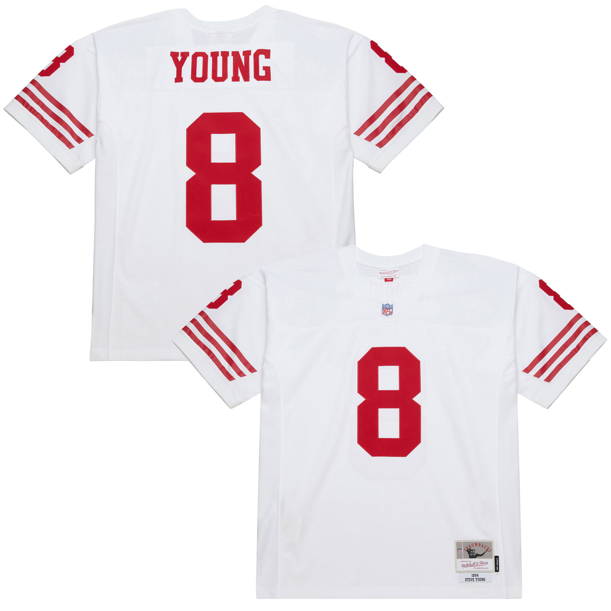 Steve Young San Francisco 49ers Mitchell &amp; Ness 1994 Legacy Replica Jersey - White