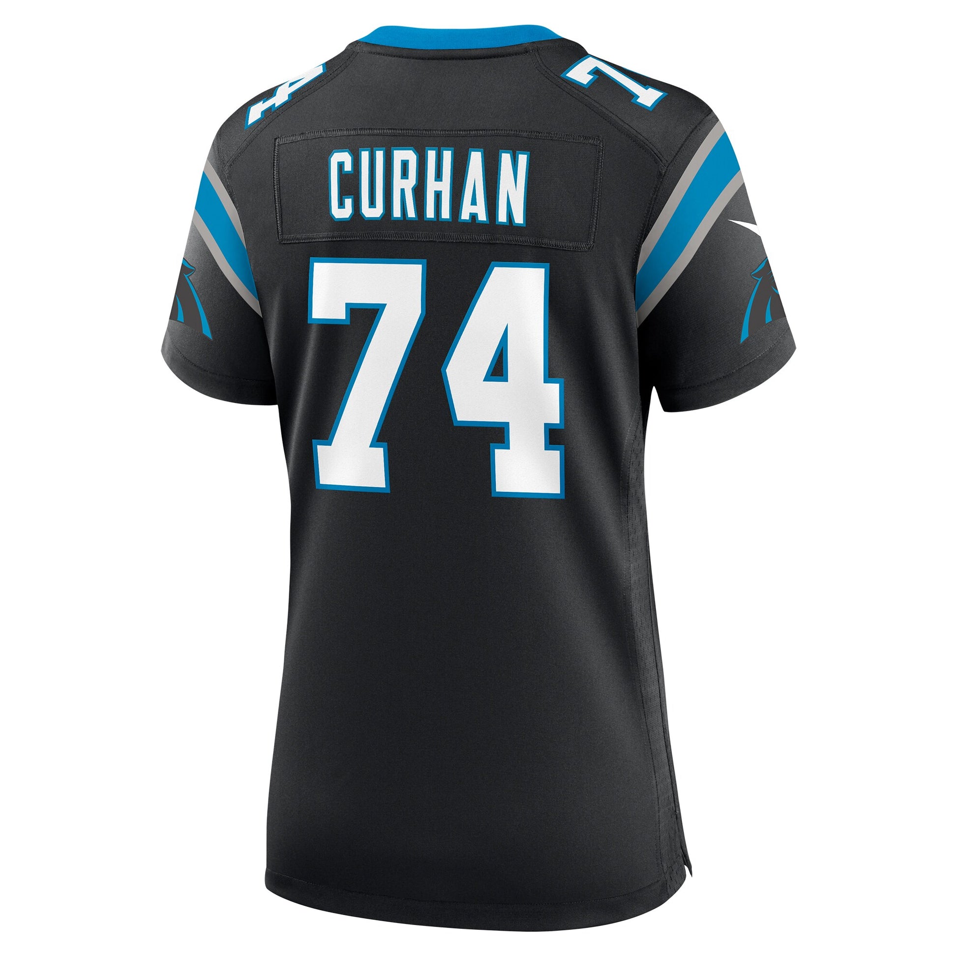 Jake Curhan Carolina Panthers Nike Women's Team Game Jersey -  Black