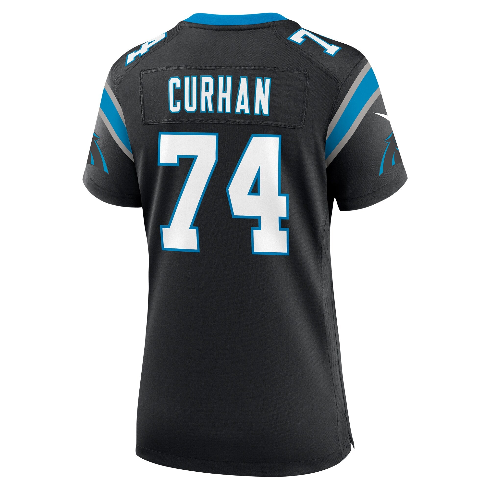 Jake Curhan Carolina Panthers Nike Women's Team Game Jersey -  Black