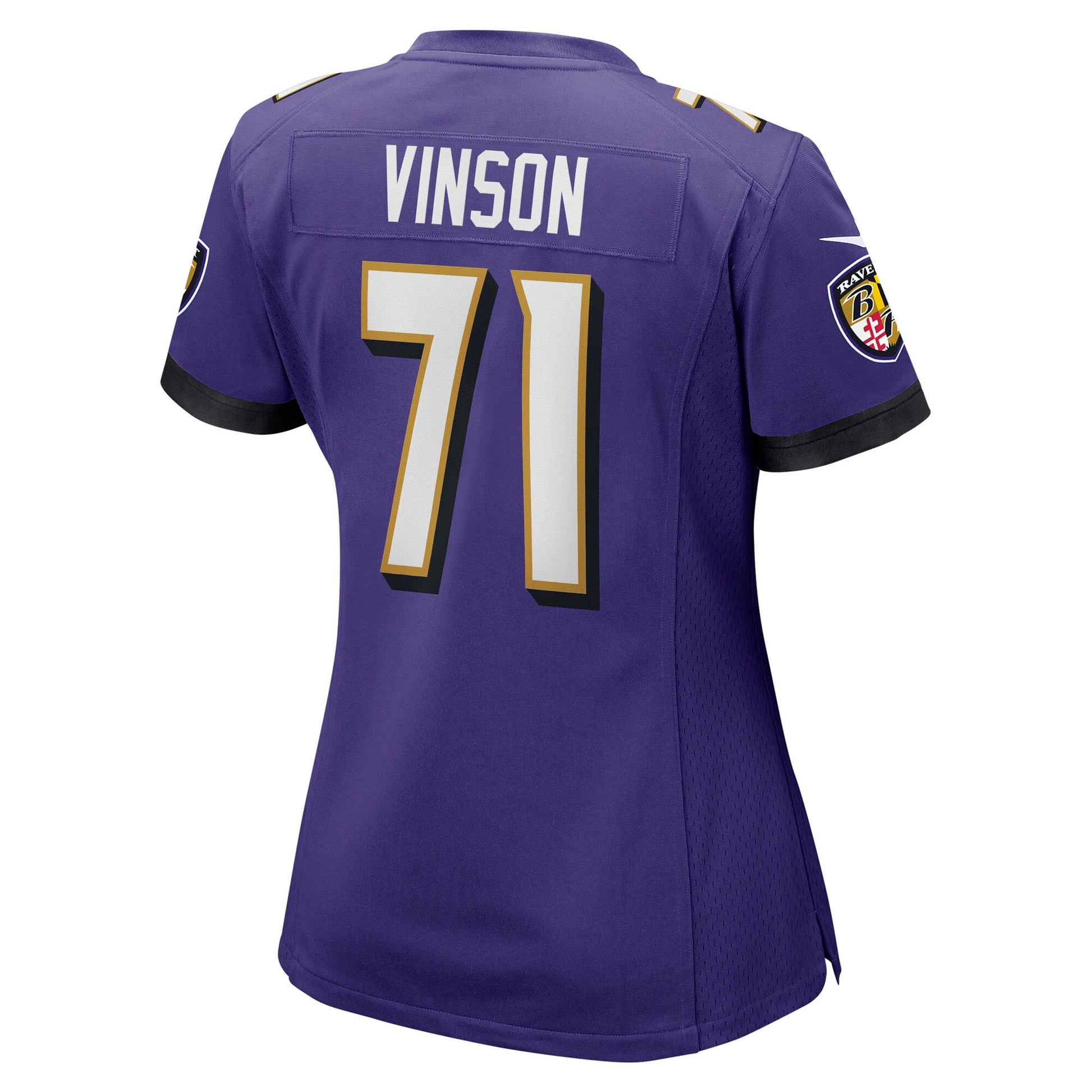 Carson Vinson Baltimore Ravens Nike Women's Team Game Jersey -  Purple