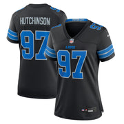 Aidan Hutchinson Detroit Lions Nike Women's 2nd Alternate Game Jersey - Black