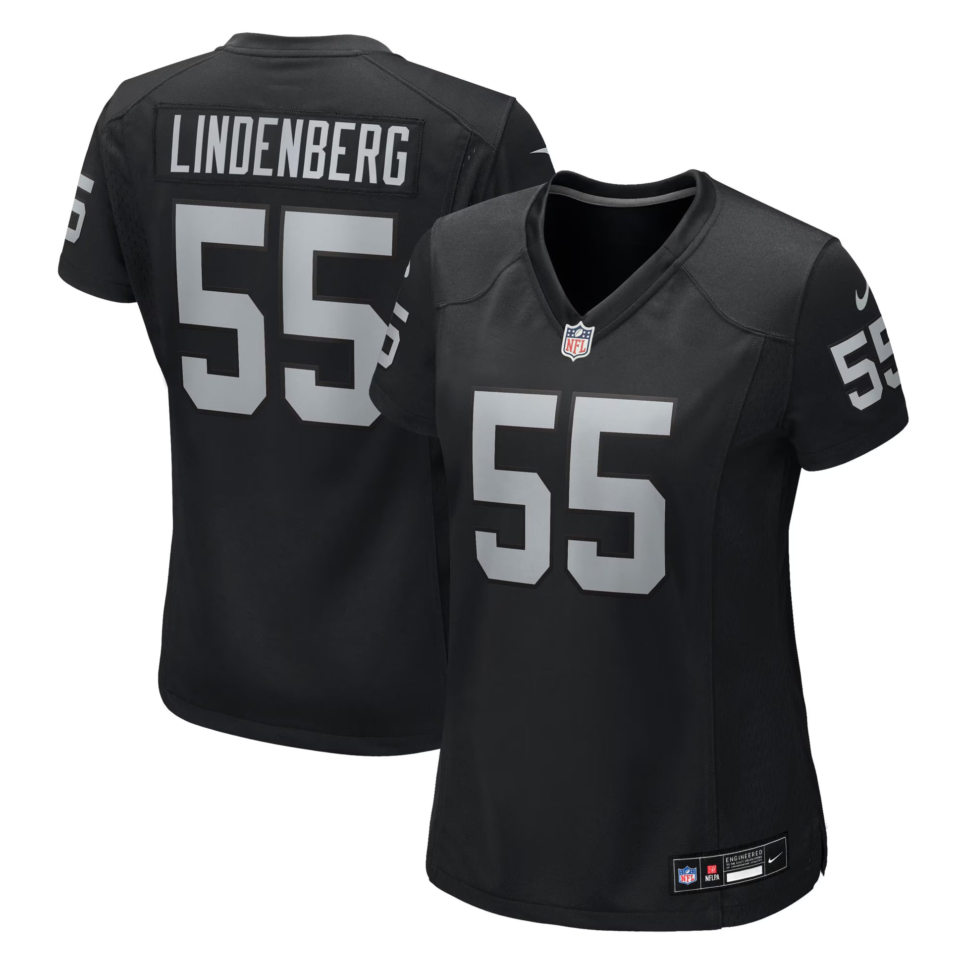Cody Lindenberg Las Vegas Raiders Nike Women's Team Game Jersey -  Black