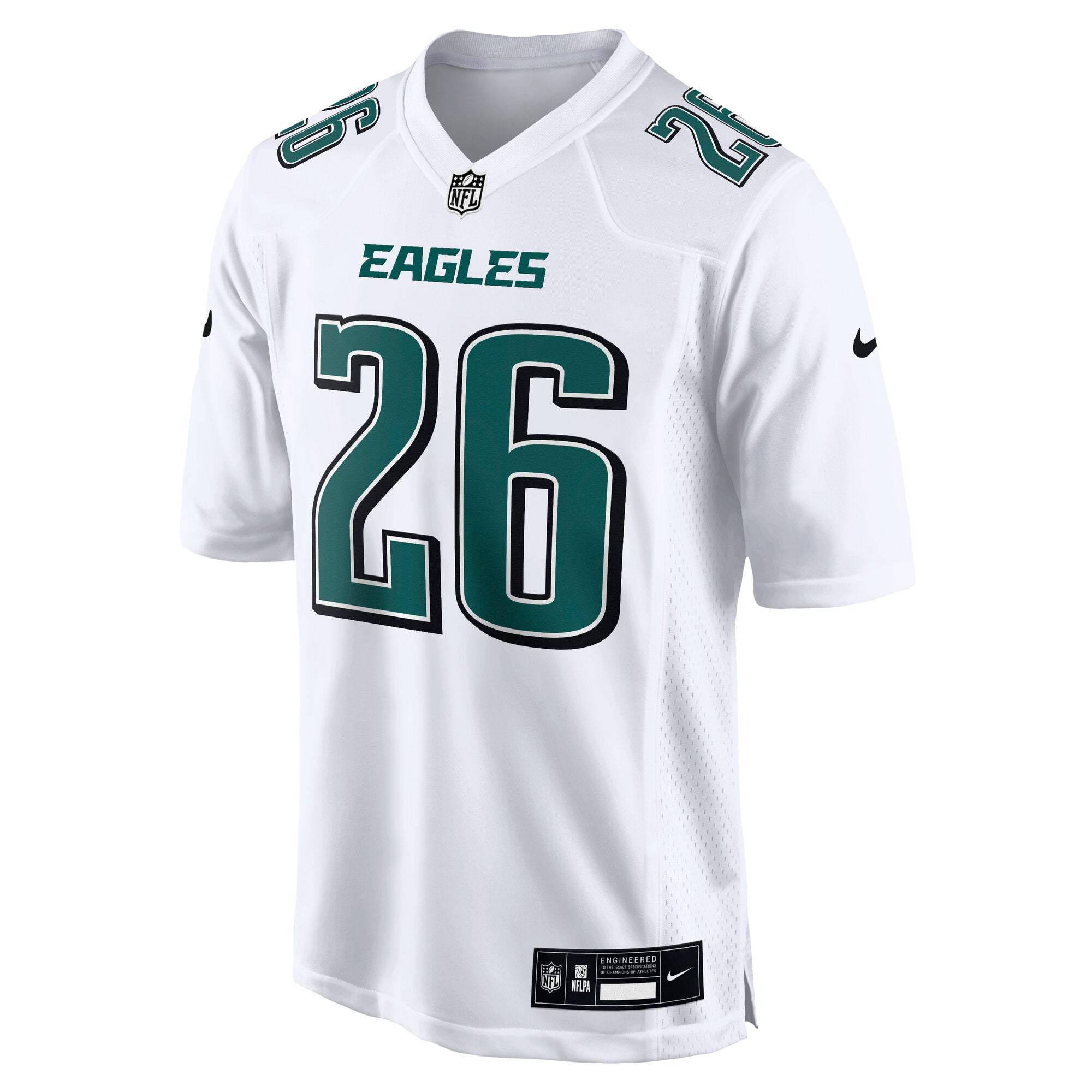 Saquon Barkley Philadelphia Eagles Nike Fashion Game Jersey - Tundra White