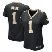 Number 1 Bride New Orleans Saints Nike Women's Game Jersey - Black