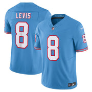 Will Levis Tennessee Titans Nike Alternate Oilers Throwback Vapor F.U.S.E. Limited Jersey - Light Blue