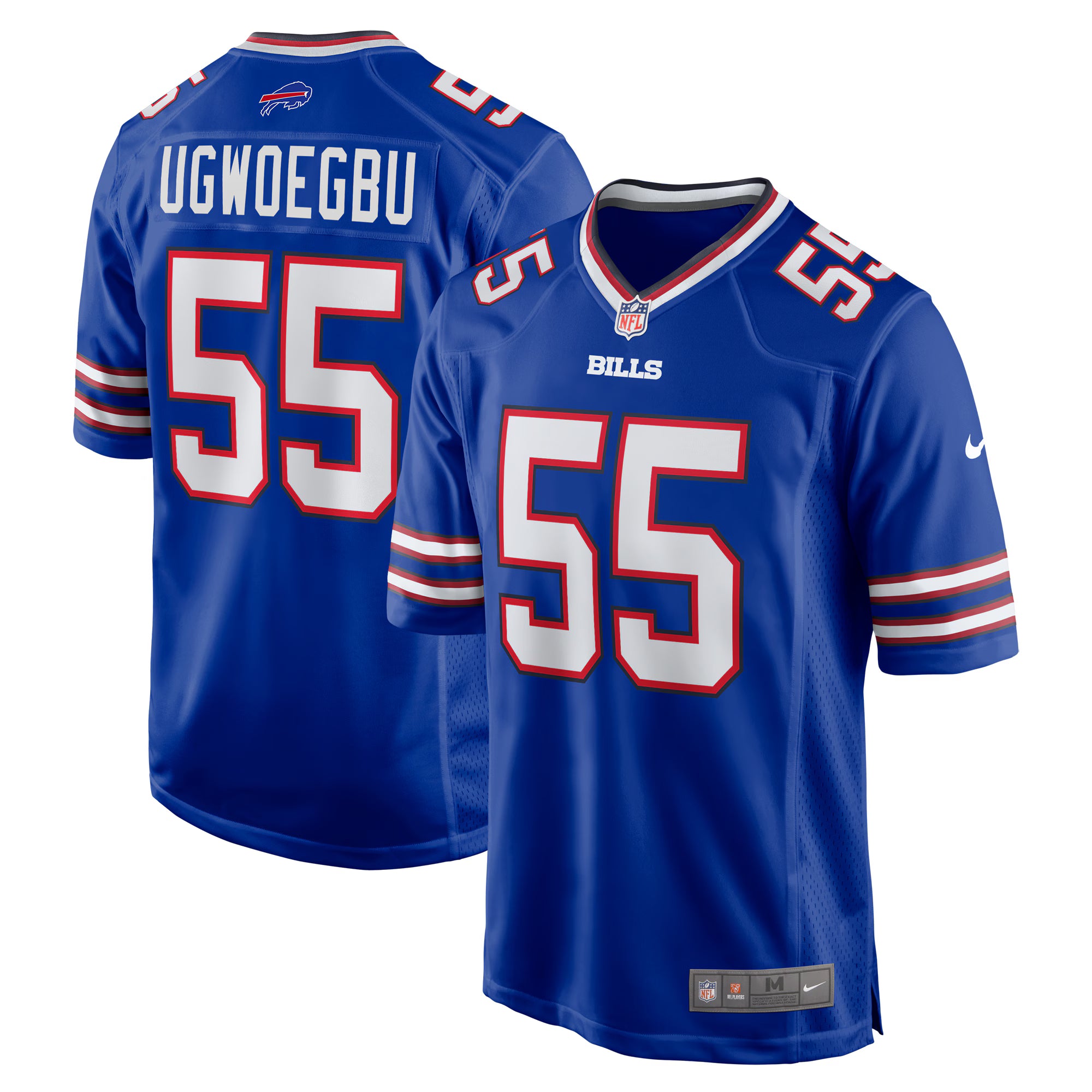 David Ugwoegbu Buffalo Bills Nike Game Jersey -  Royal