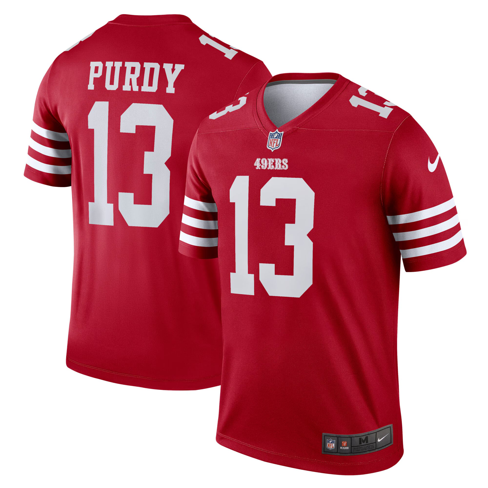 Brock Purdy San Francisco 49ers Nike Legend Player Performance Top - Scarlet