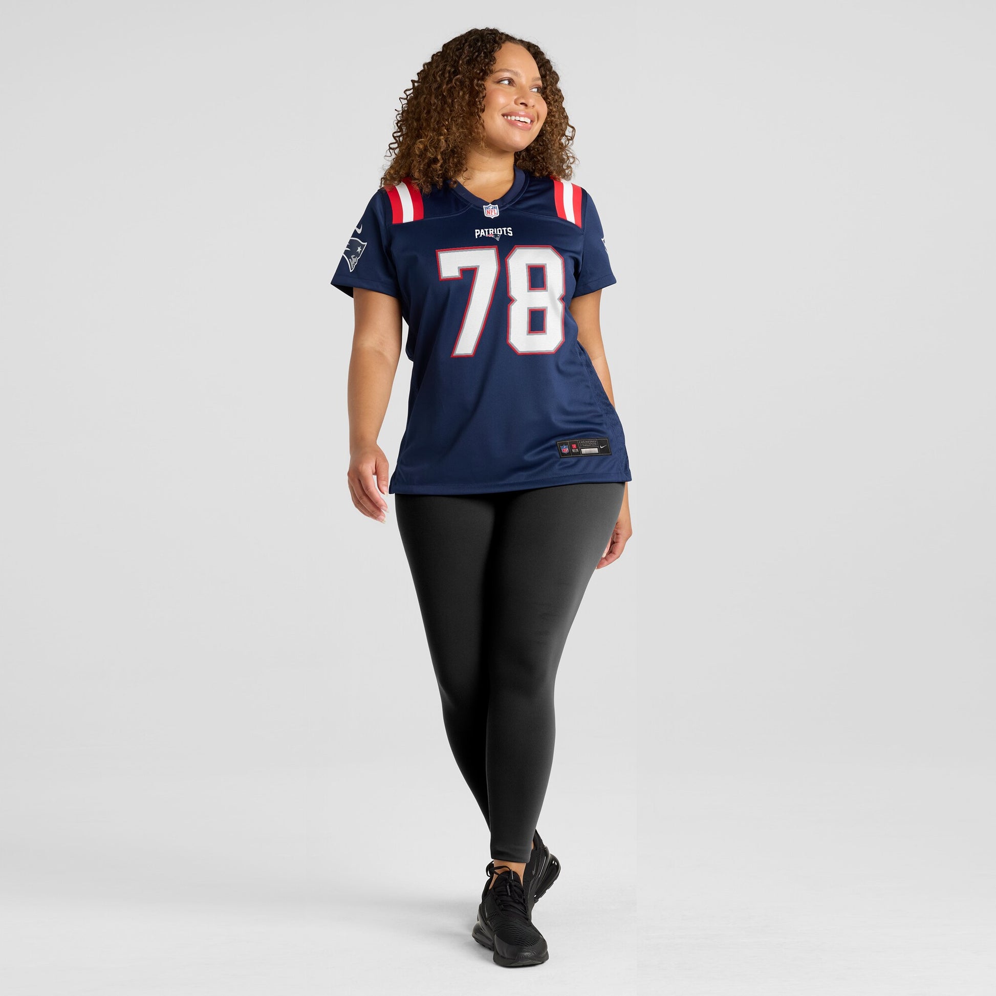 Bruce Armstrong New England Patriots Nike Women's Game Retired Player Jersey - Navy