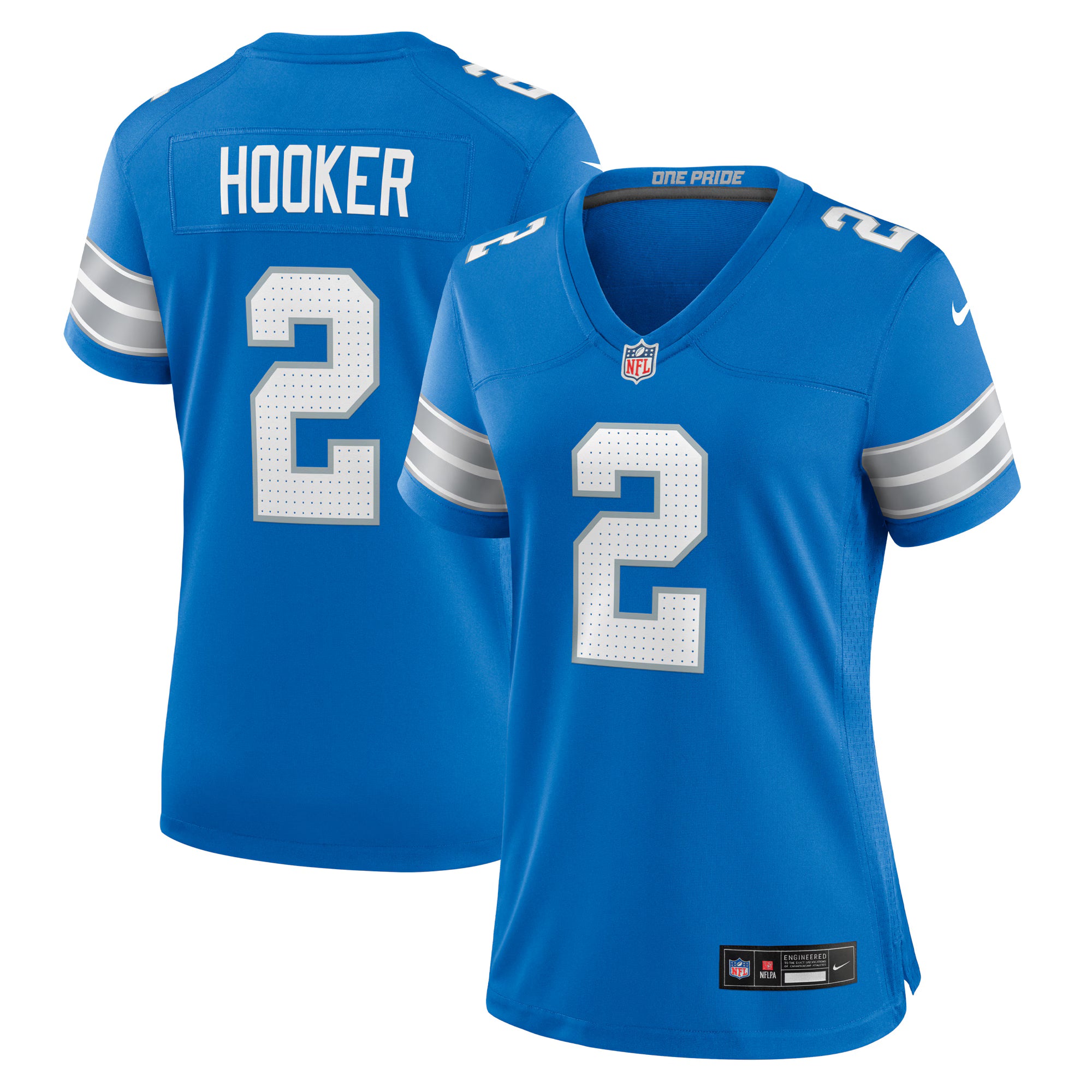 Hendon Hooker Detroit Lions Nike Women's Team Game Jersey -  Blue