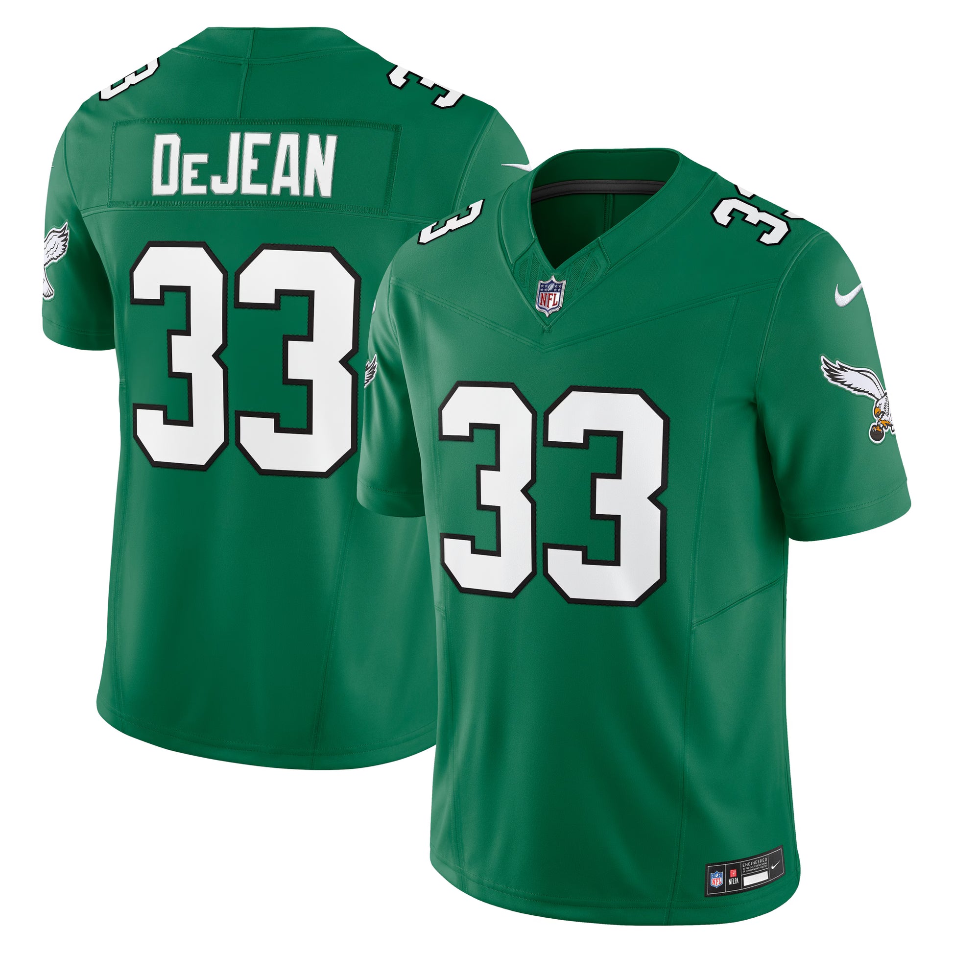 Cooper DeJean Philadelphia Eagles Nike Alternate 2  Vapor F.U.S.E. Limited Jersey - Kelly Green