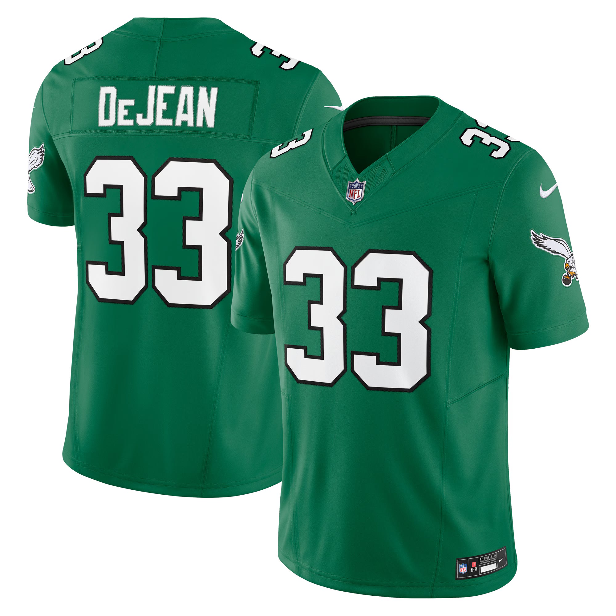 Cooper DeJean Philadelphia Eagles Nike Alternate 2  Vapor F.U.S.E. Limited Jersey - Kelly Green