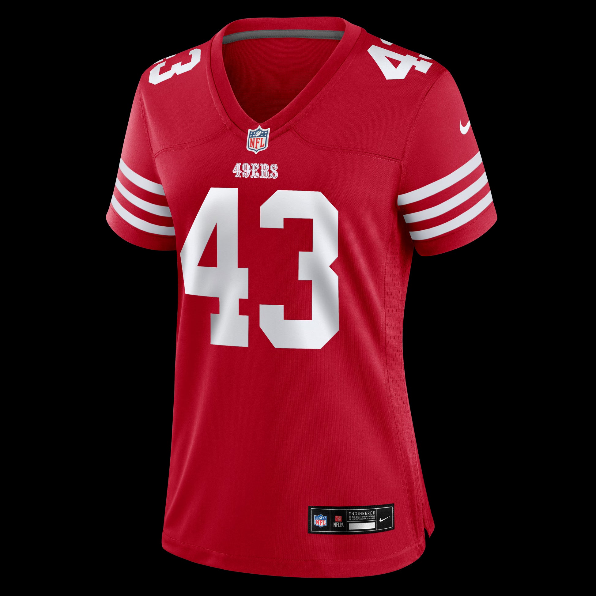Messiah Swinson San Francisco 49ers Nike Women's Team Game Jersey -  Scarlet