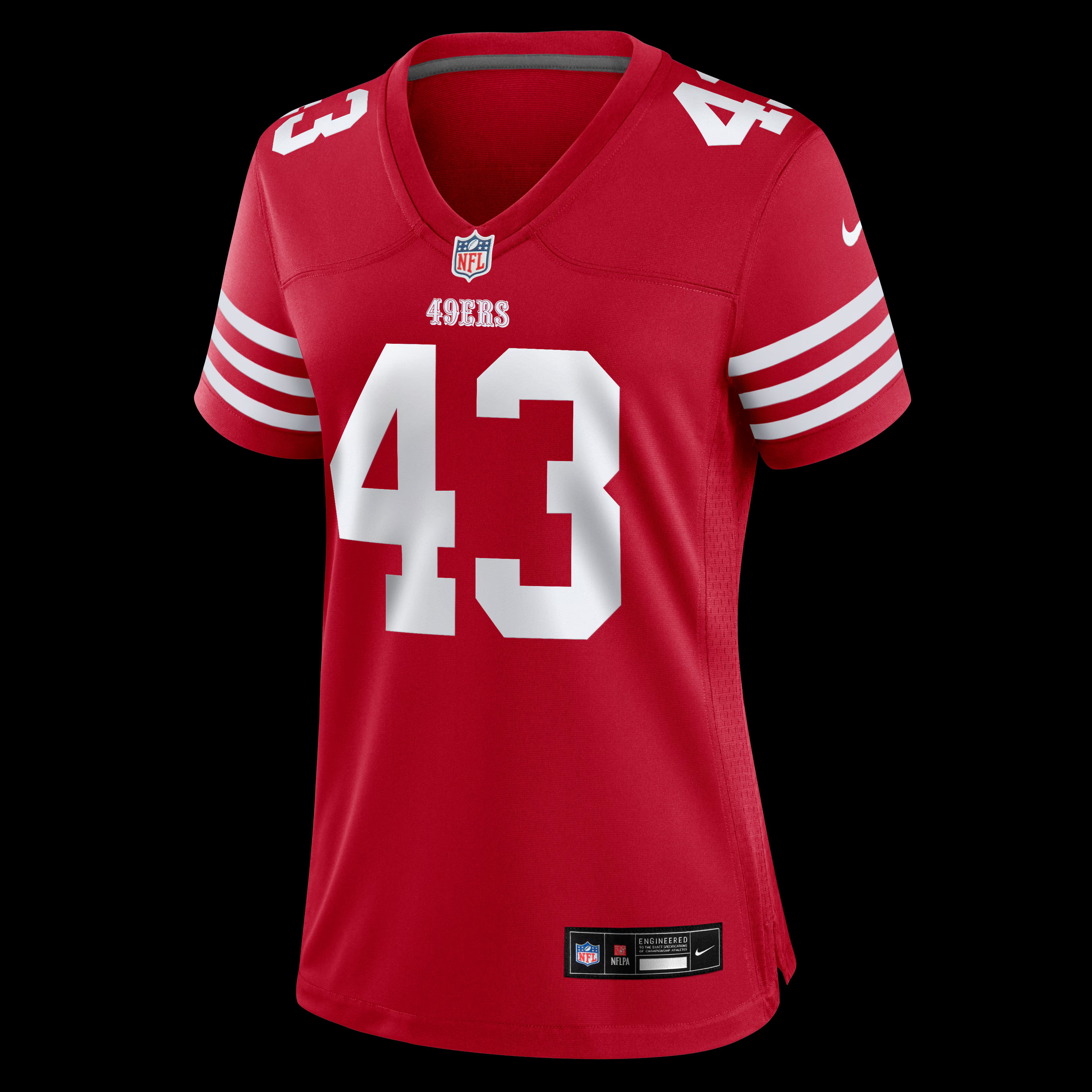 Messiah Swinson San Francisco 49ers Nike Women's Team Game Jersey -  Scarlet