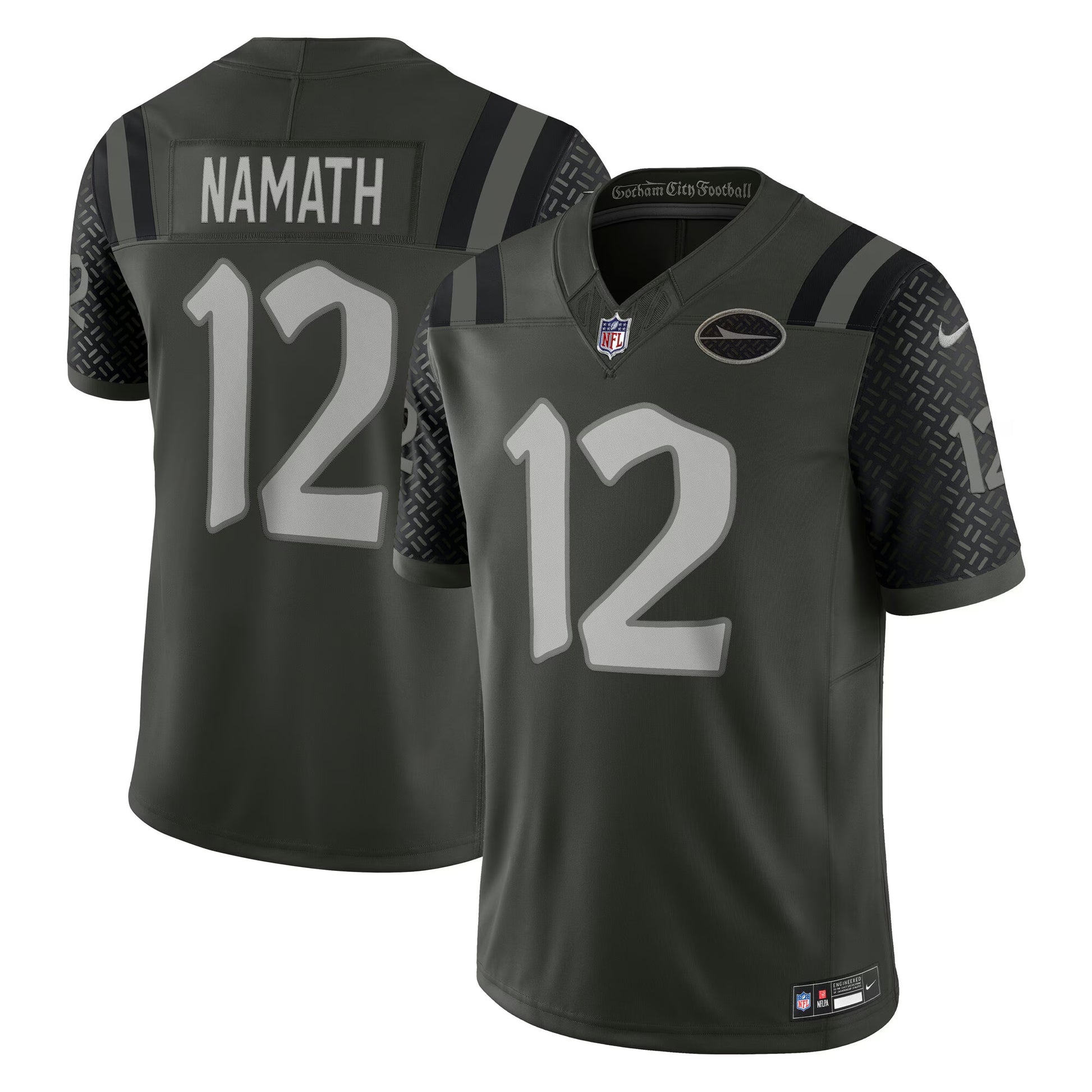 Joe Namath New York Jets Nike 2025 Rivalries Collection Retired Player Limited Jersey - Gotham Green