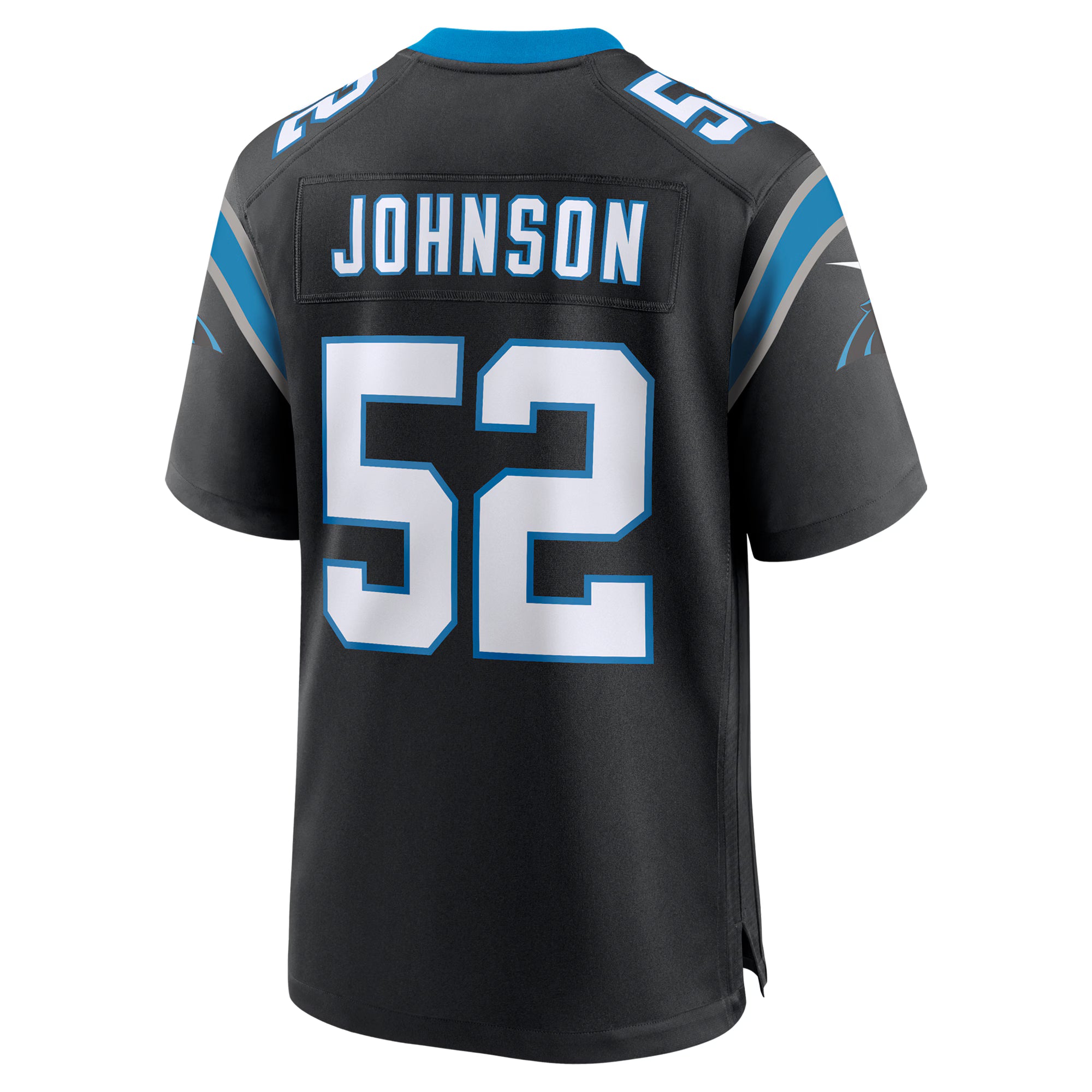 DJ Johnson Carolina Panthers Nike  Game Jersey -  Black