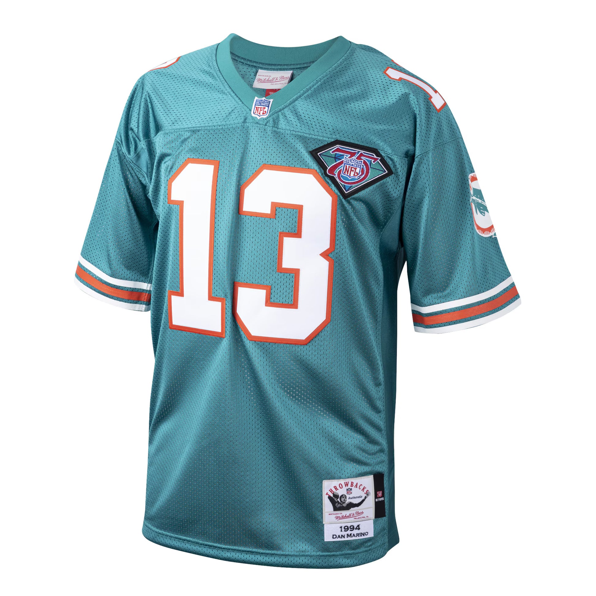 Dan Marino Miami Dolphins 1994 Mitchell &amp; Ness Authentic Throwback Retired Player Jersey - Aqua