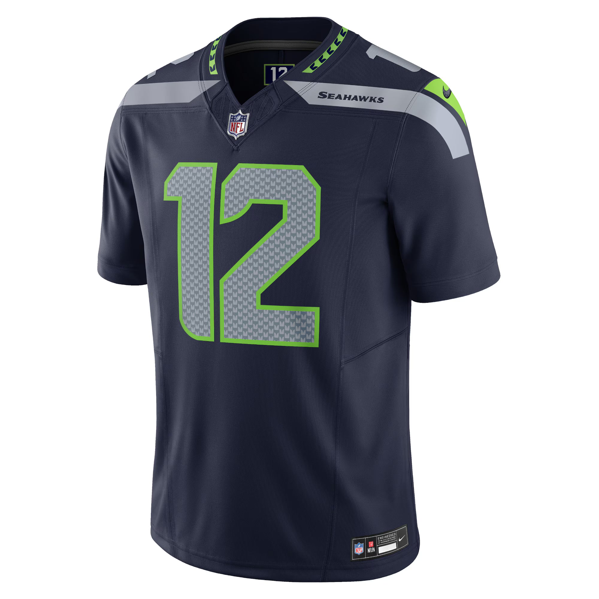 12s Seattle Seahawks Nike Vapor F.U.S.E. Limited Jersey - Navy