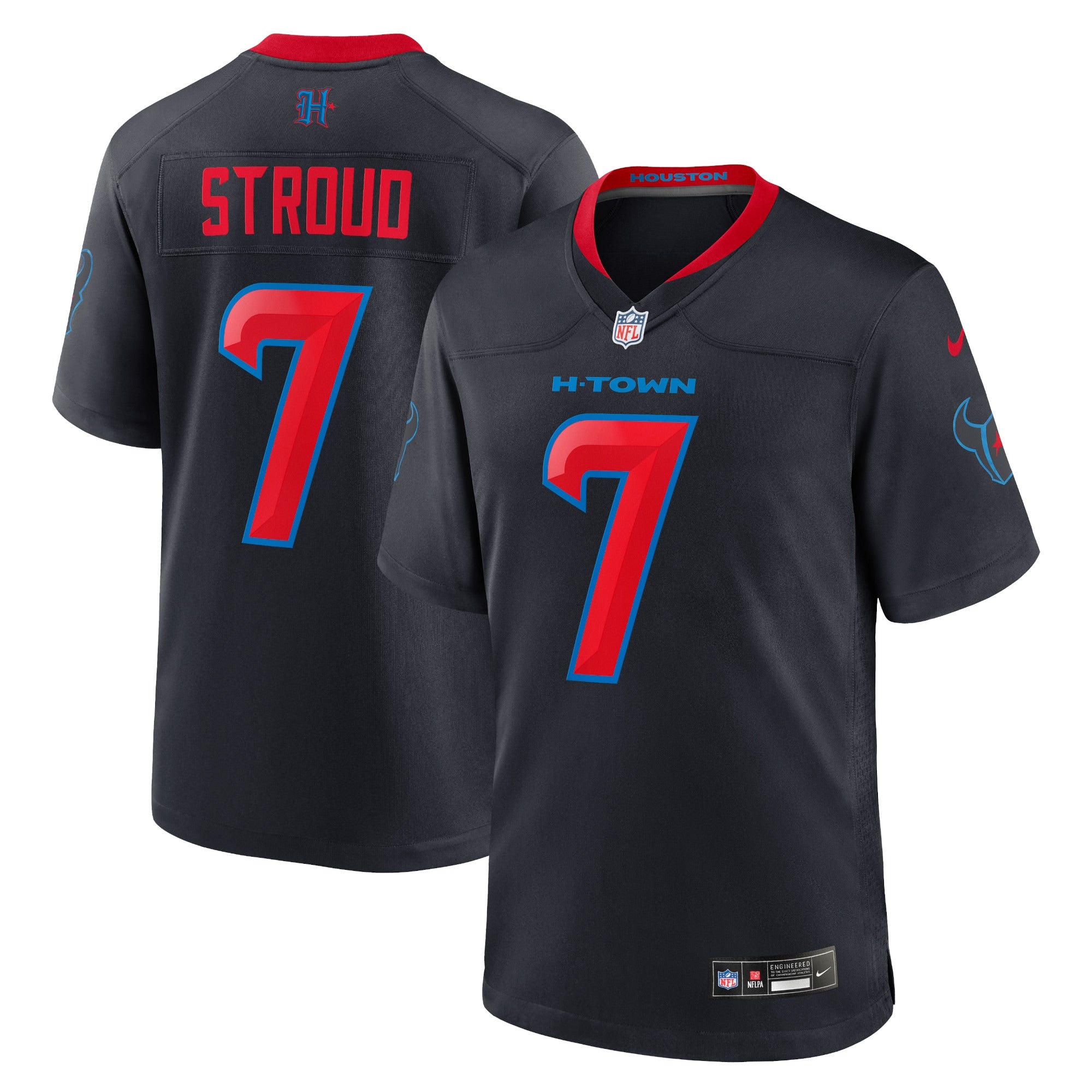 C.J. Stroud Houston Texans Nike 2nd Alternate Game Jersey - Navy