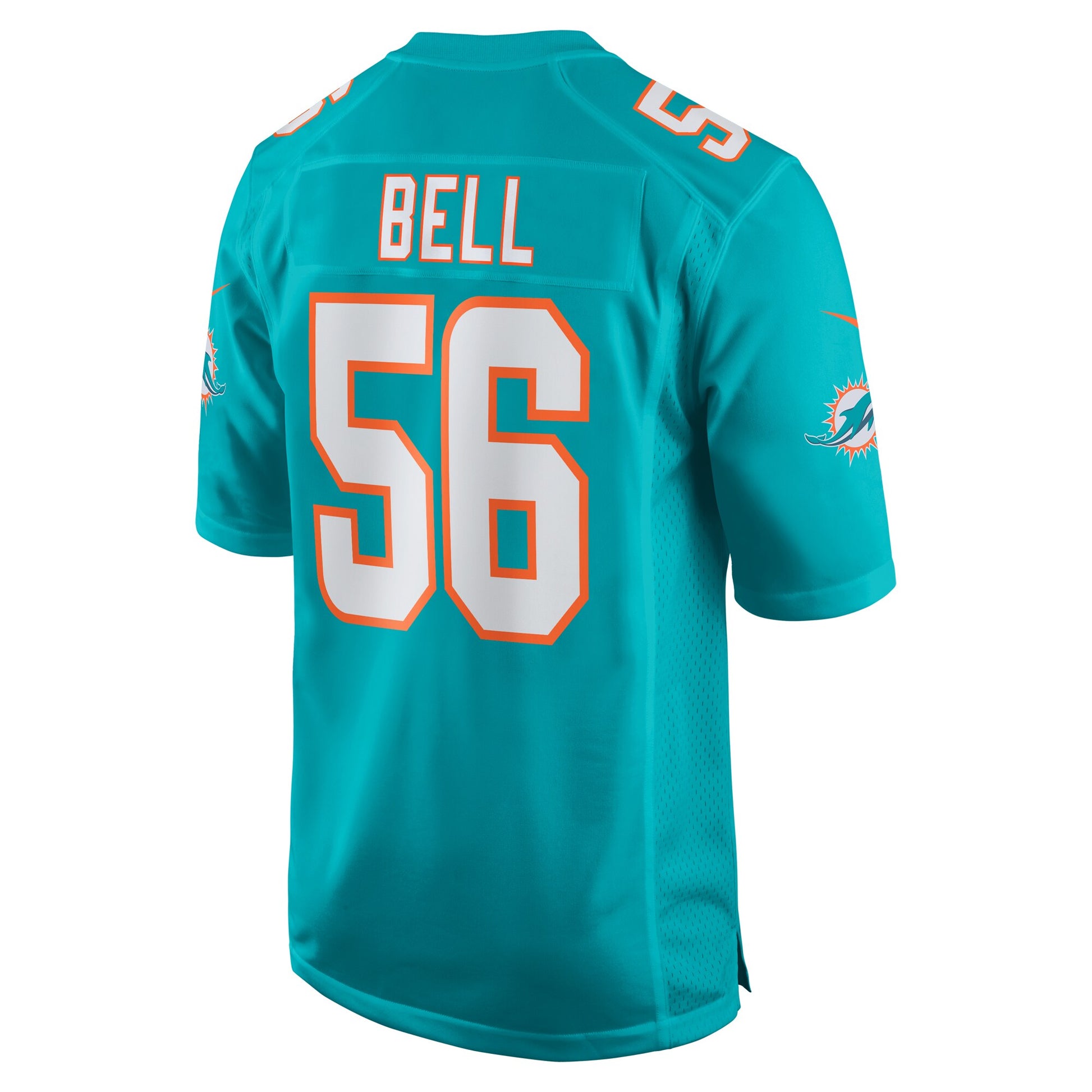 Quinton Bell Miami Dolphins Nike  Game Jersey -  Aqua