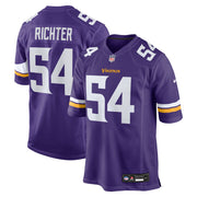 Bo Richter Minnesota Vikings Nike Team Game Jersey -  Purple