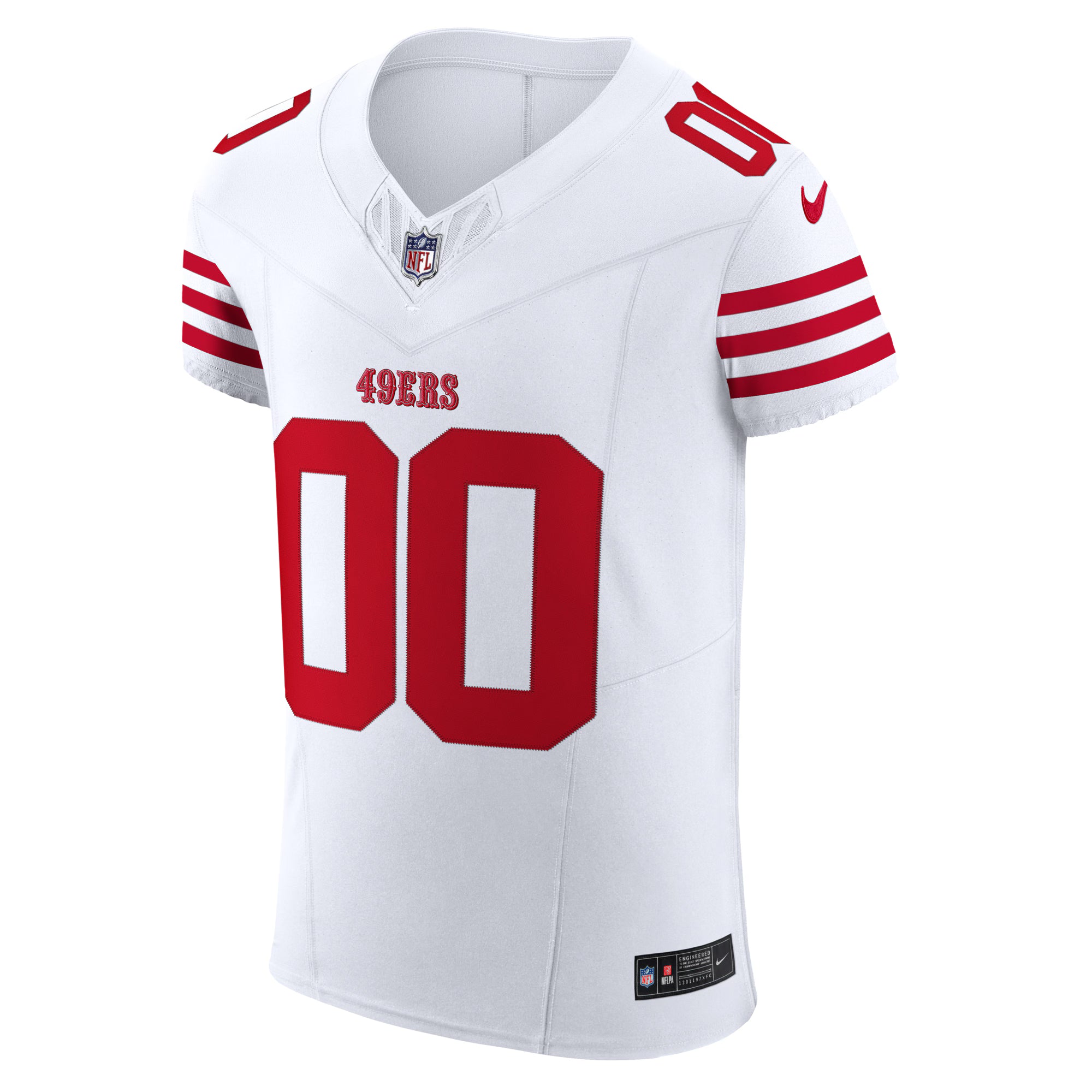 San Francisco 49ers Nike Vapor F.U.S.E. Elite Custom Jersey - White