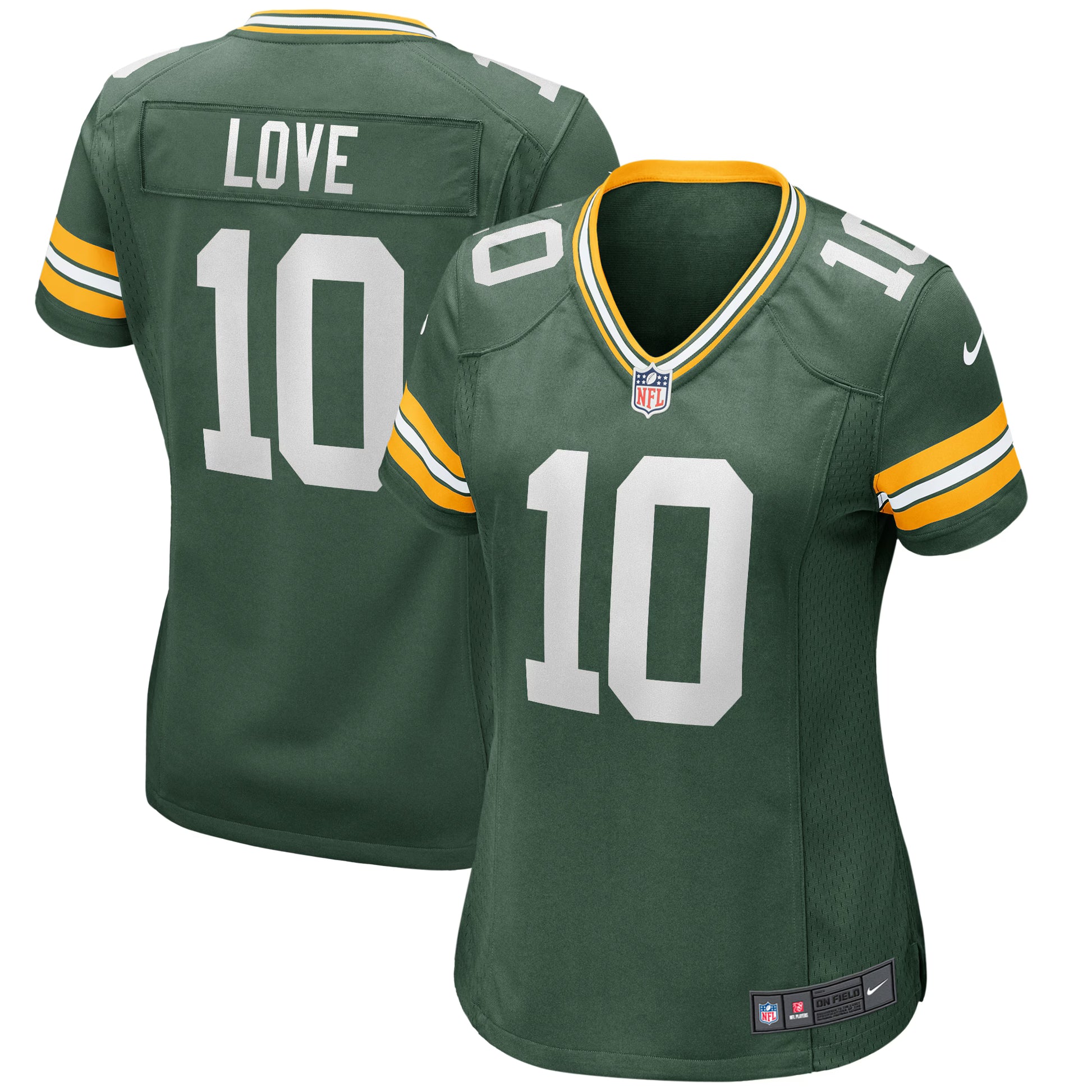 Jordan Love Green Bay Packers Nike Women's Game Jersey - Green