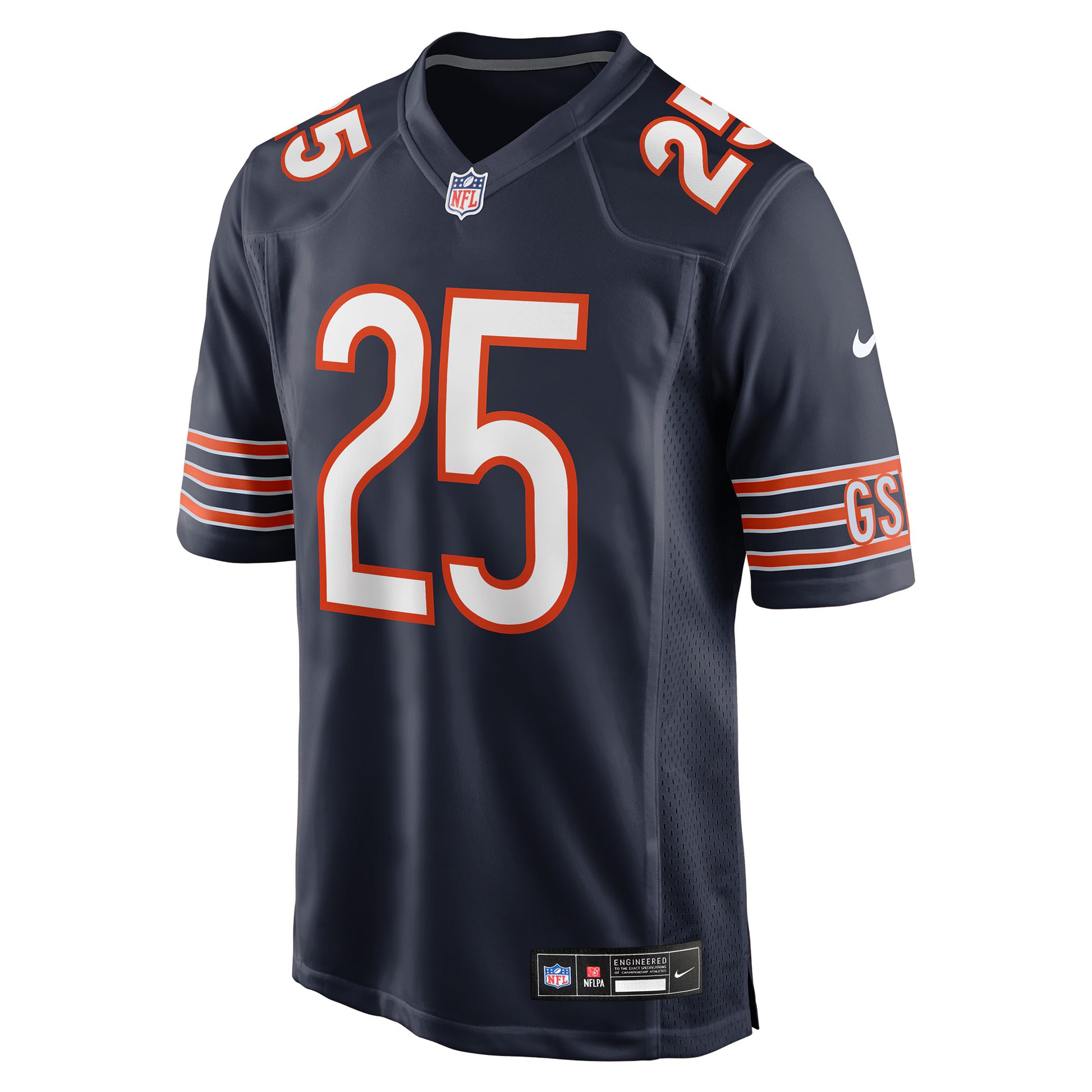 Kyle Monangai Chicago Bears Nike Team Game Jersey -  Navy