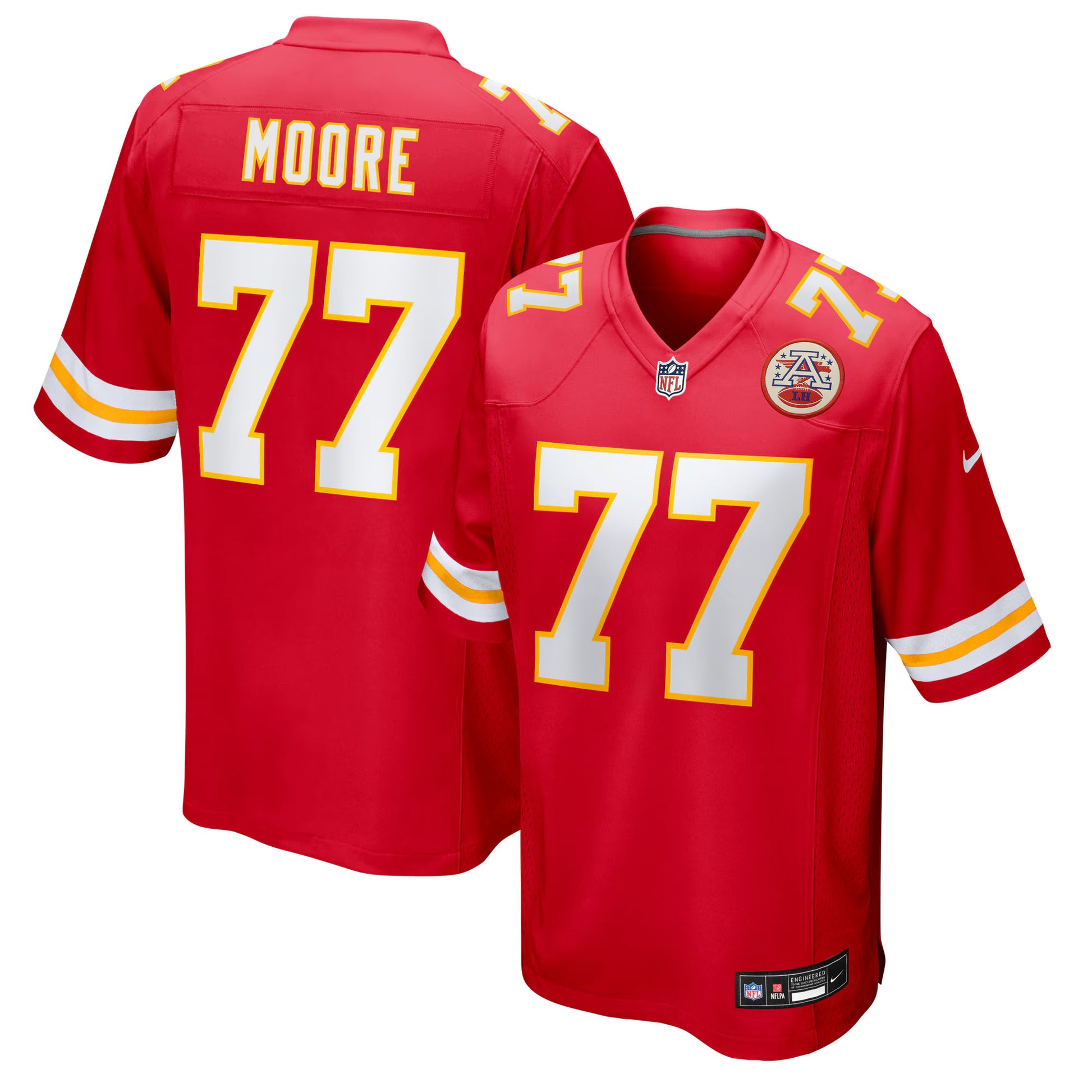 Jaylon Moore Kansas City Chiefs Nike Team Game Jersey -  Red