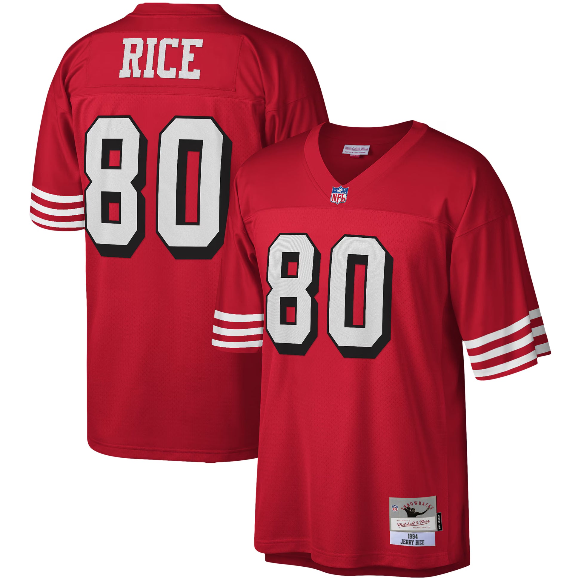 Jerry Rice San Francisco 49ers Mitchell &amp; Ness Legacy Replica Jersey - Scarlet