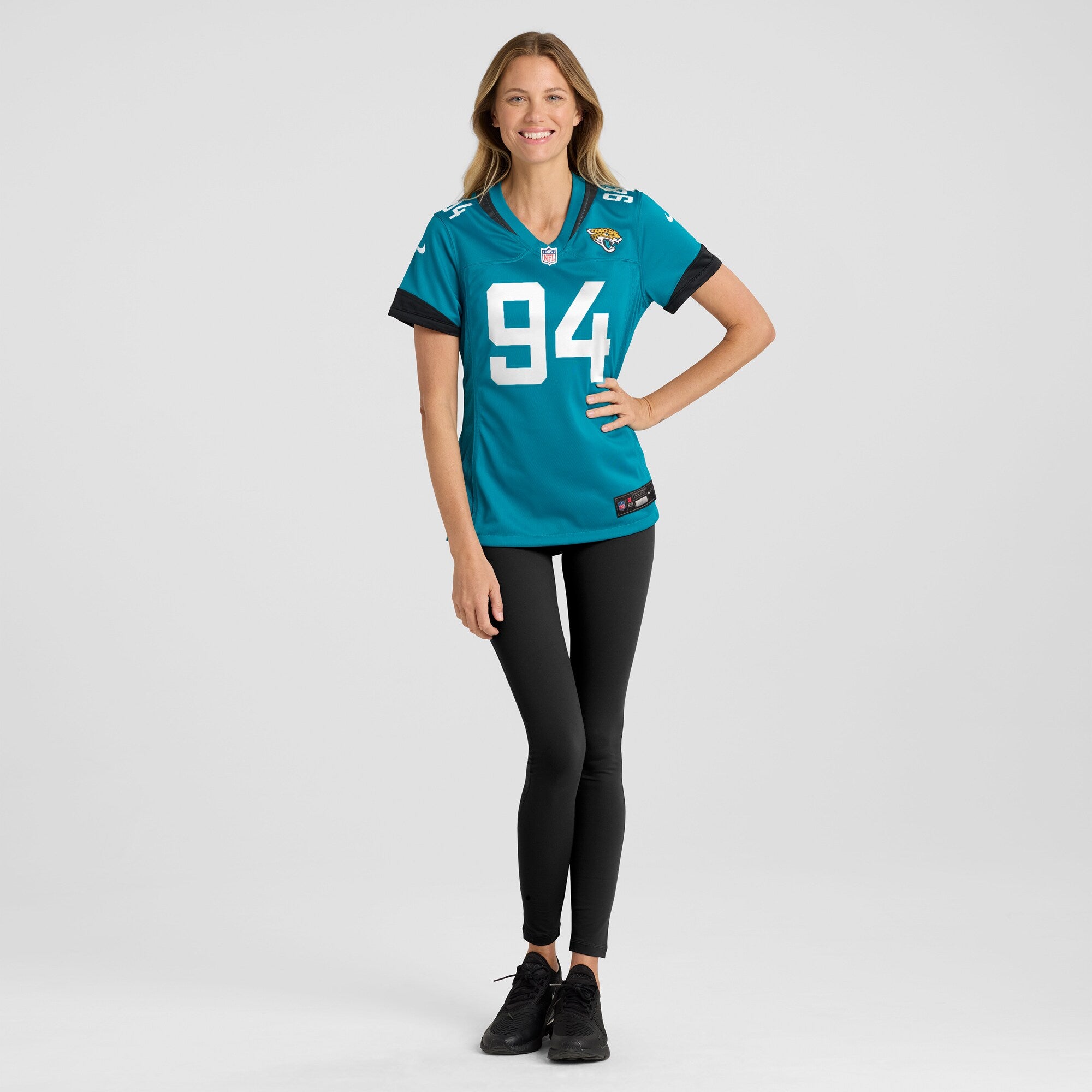 Maason Smith Jacksonville Jaguars Nike Women's  Game Jersey -  Teal
