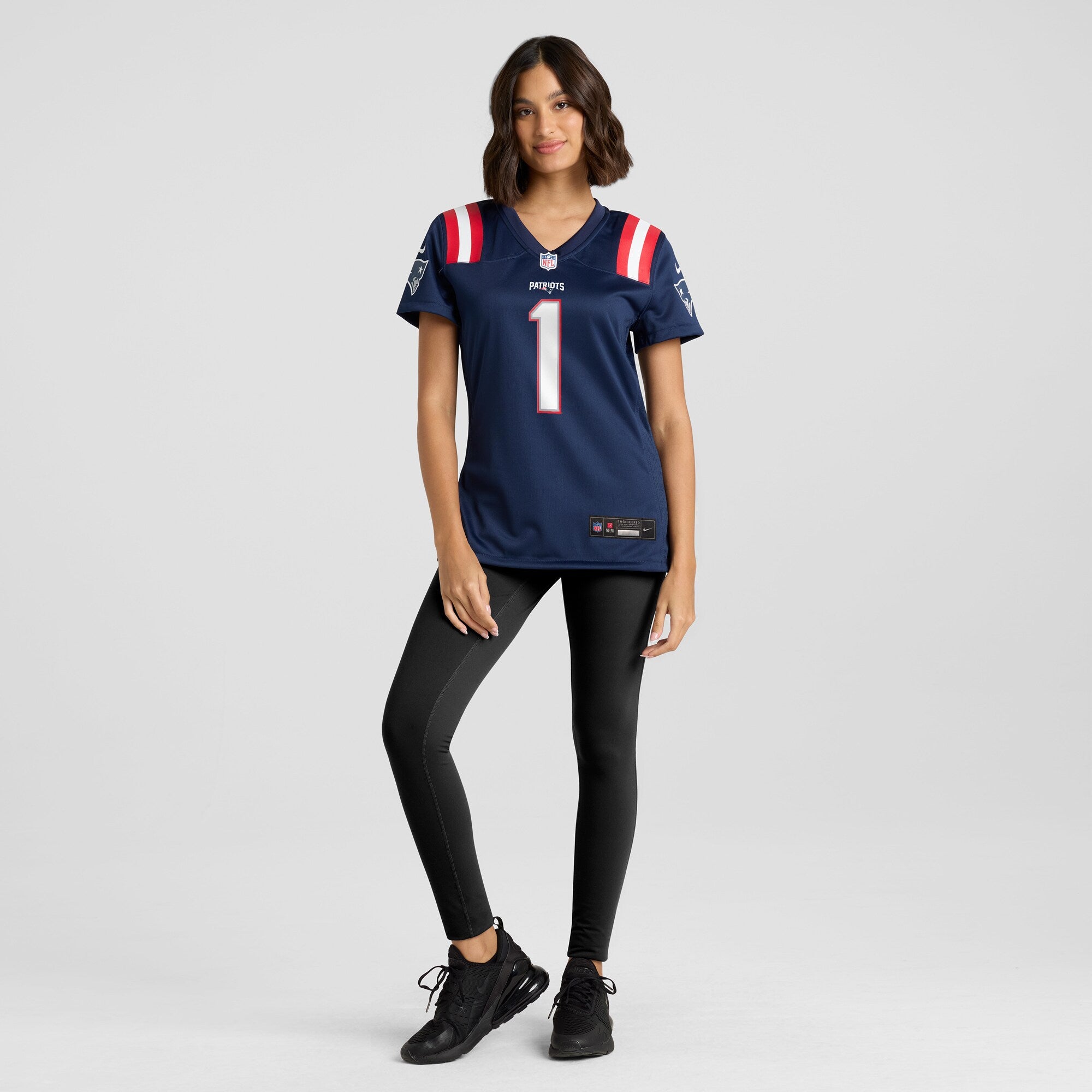 Number 1 Bride New England Patriots Nike Women's Game Jersey - Navy