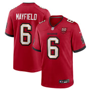 Baker Mayfield Tampa Bay Buccaneers Nike 50th Season Team Game Jersey - Red