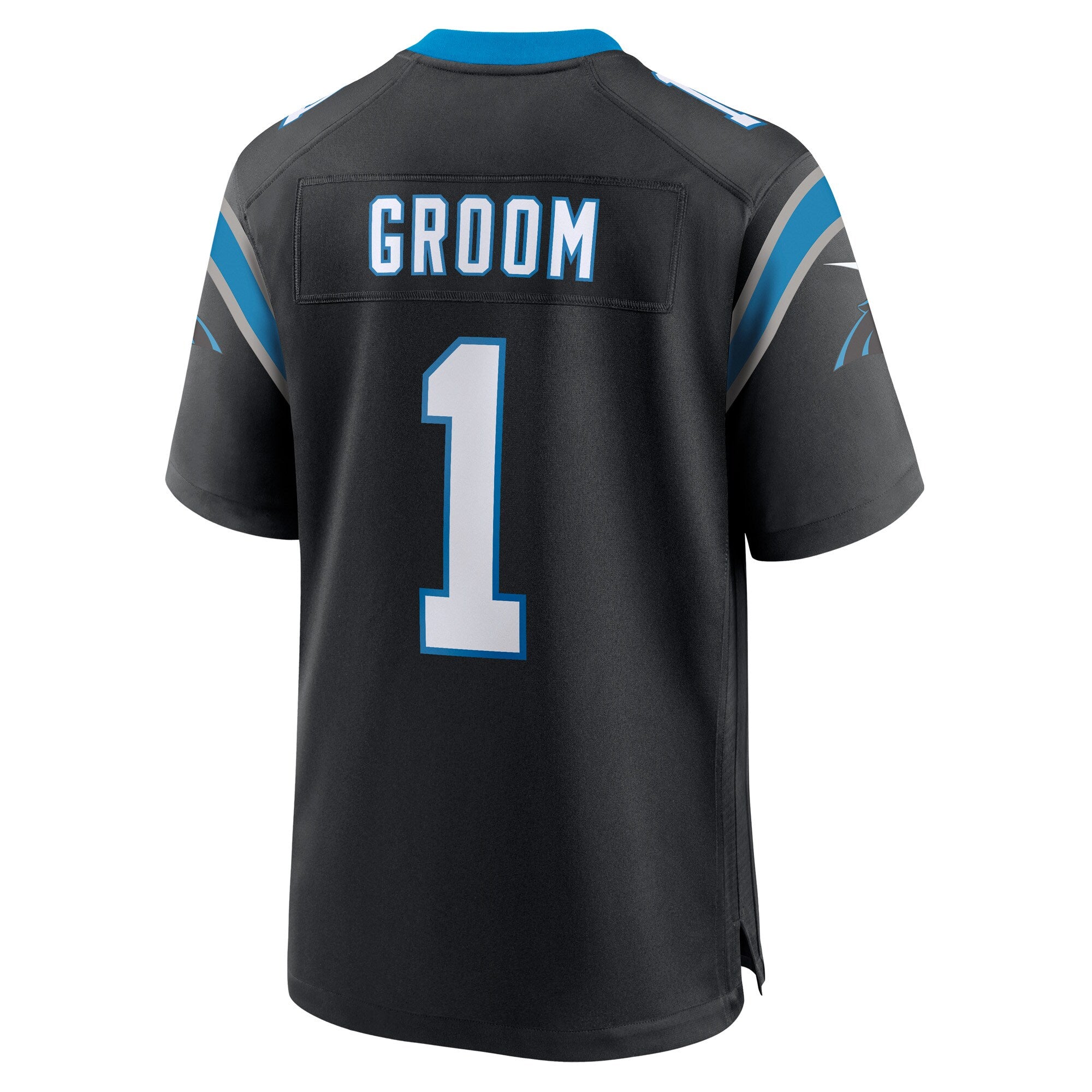 Number 1 Groom Carolina Panthers Nike Game Jersey - Black
