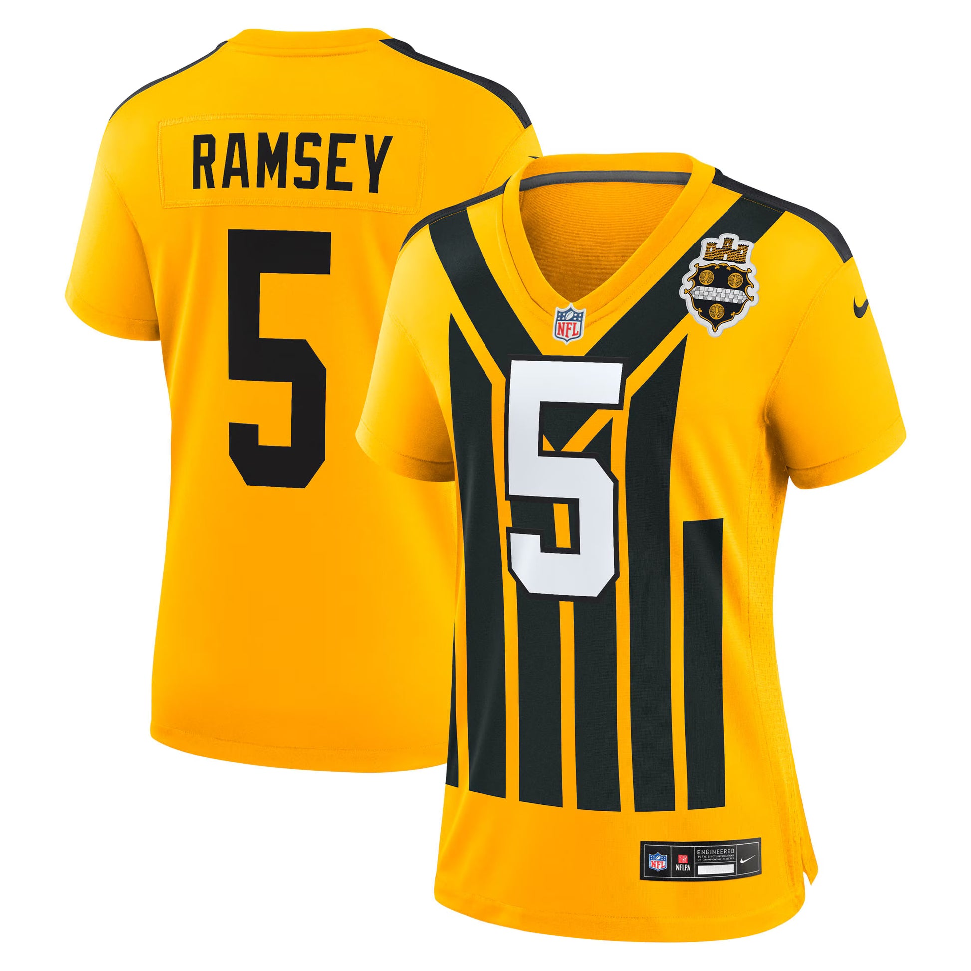 Jalen Ramsey Pittsburgh Steelers Nike Women's Alternate 1933 Throwback Game Jersey - Gold