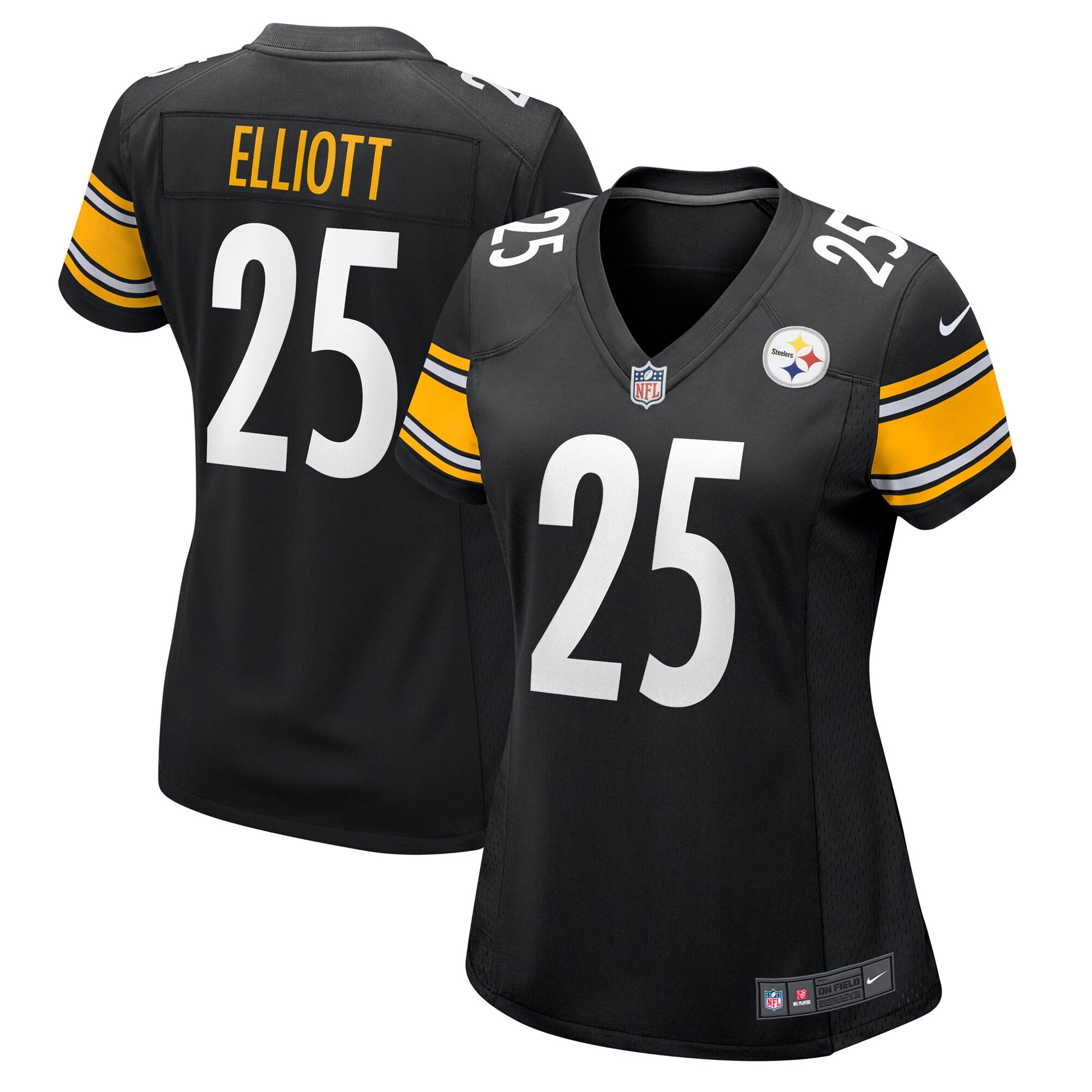 DeShon Elliott Pittsburgh Steelers Nike Women's Team Game Jersey -  Black