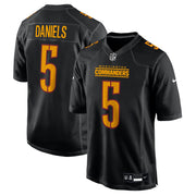 Jayden Daniels Washington Commanders Nike Fashion Jersey - Carbon Black