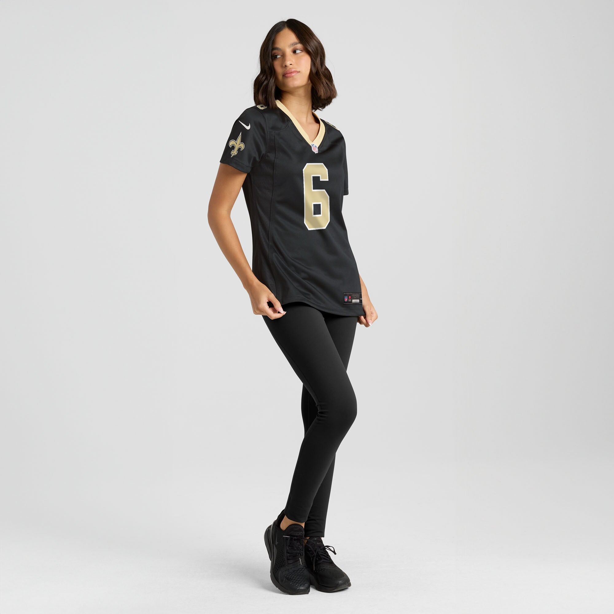 Tyler Shough New Orleans Saints Nike Women's Game Jersey - Black