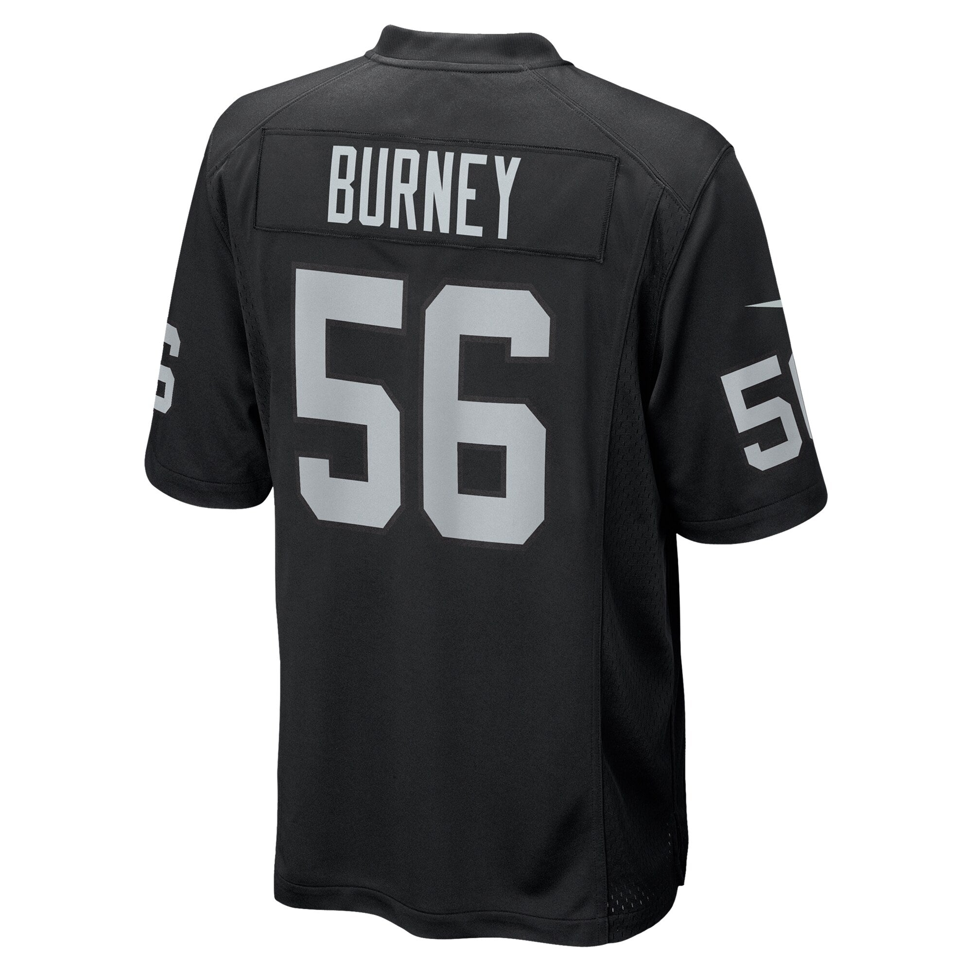 Amari Burney Las Vegas Raiders Nike Team Game Jersey -  Black