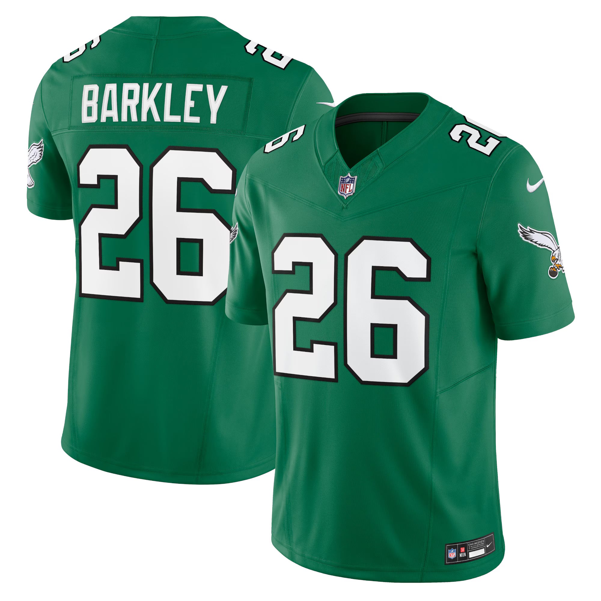 Saquon Barkley Philadelphia Eagles Nike Alternate Vapor F.U.S.E. Limited Jersey - Kelly Green