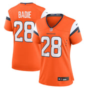 Tyler Badie Denver Broncos Nike Women's Team Game Jersey -  Orange
