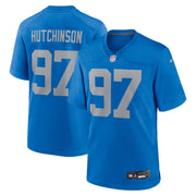 Aidan Hutchinson Detroit Lions Nike Alternate Game Jersey -  Blue